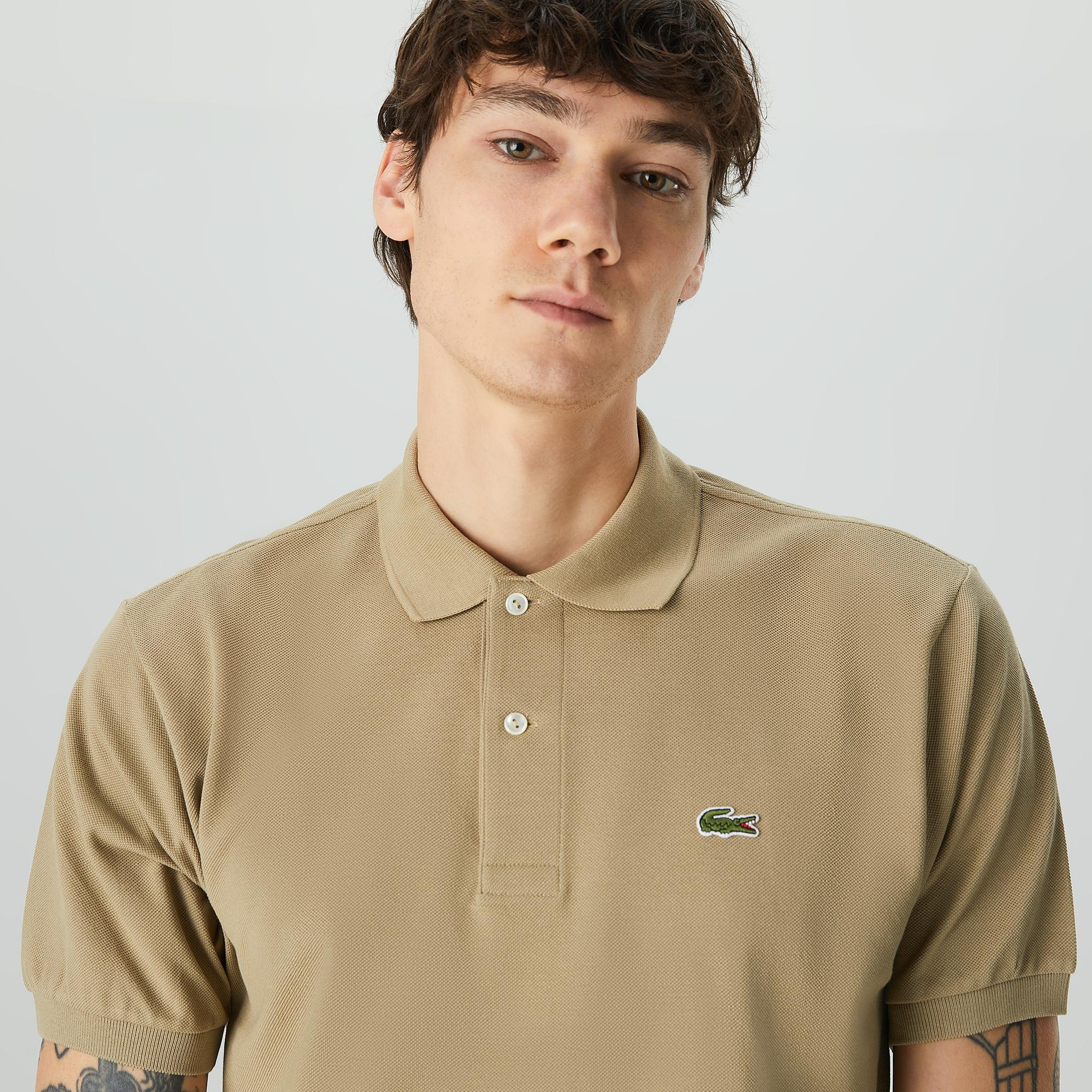 Lacoste Classic Fit Erkek Kahverengi Polo