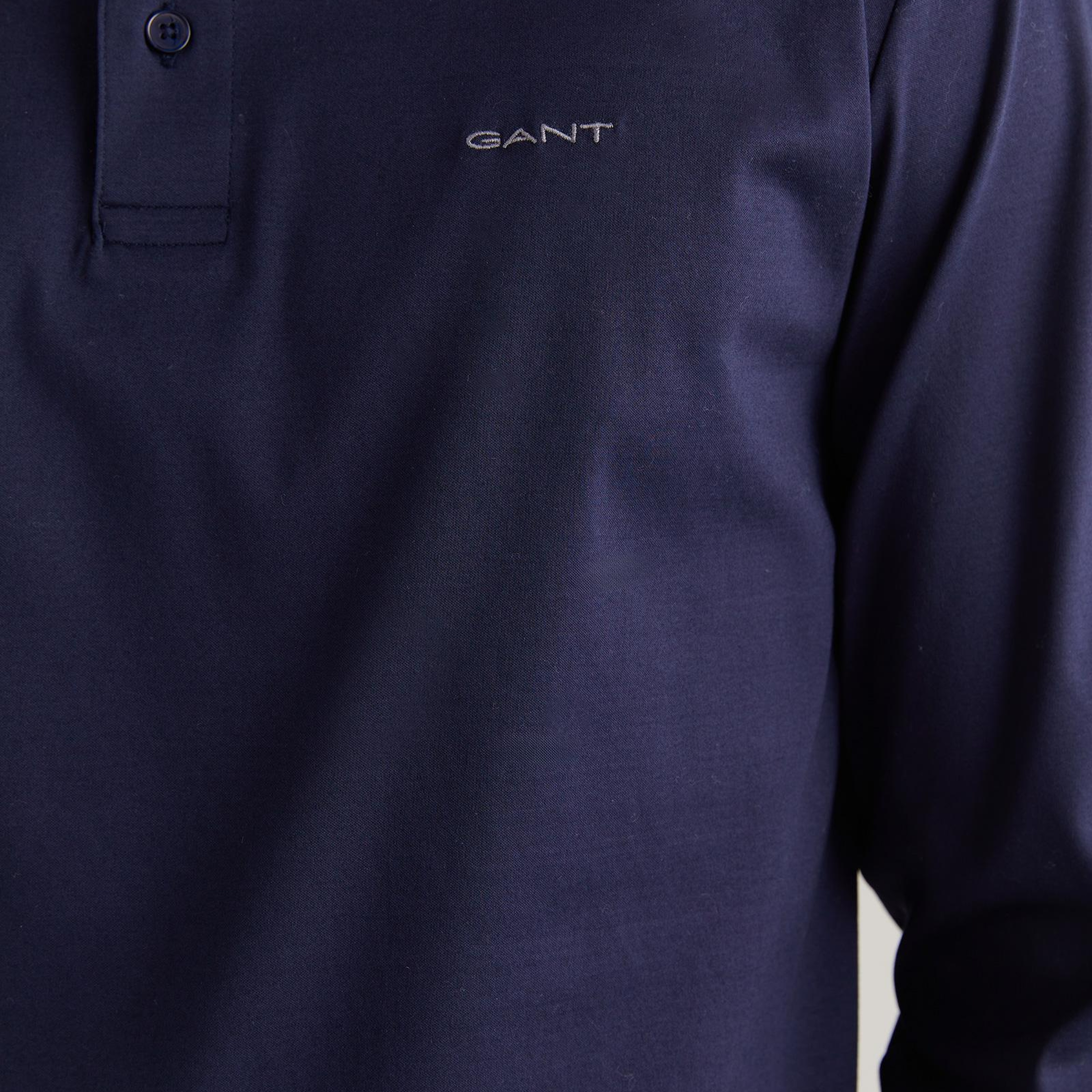 GANT Erkek Lacivert Regular Fit Polo