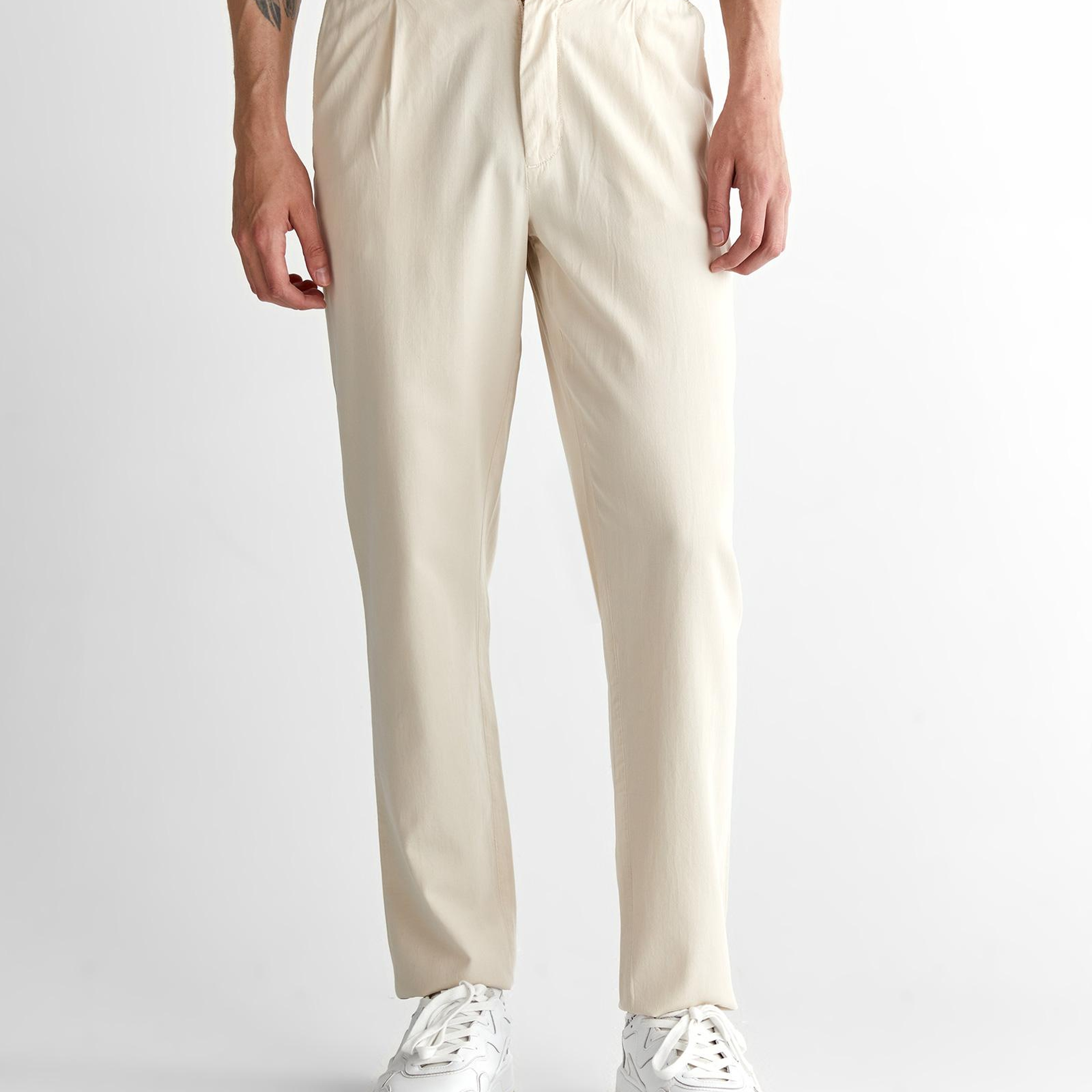 GANT Erkek Krem Jogger Fit Pantolon
