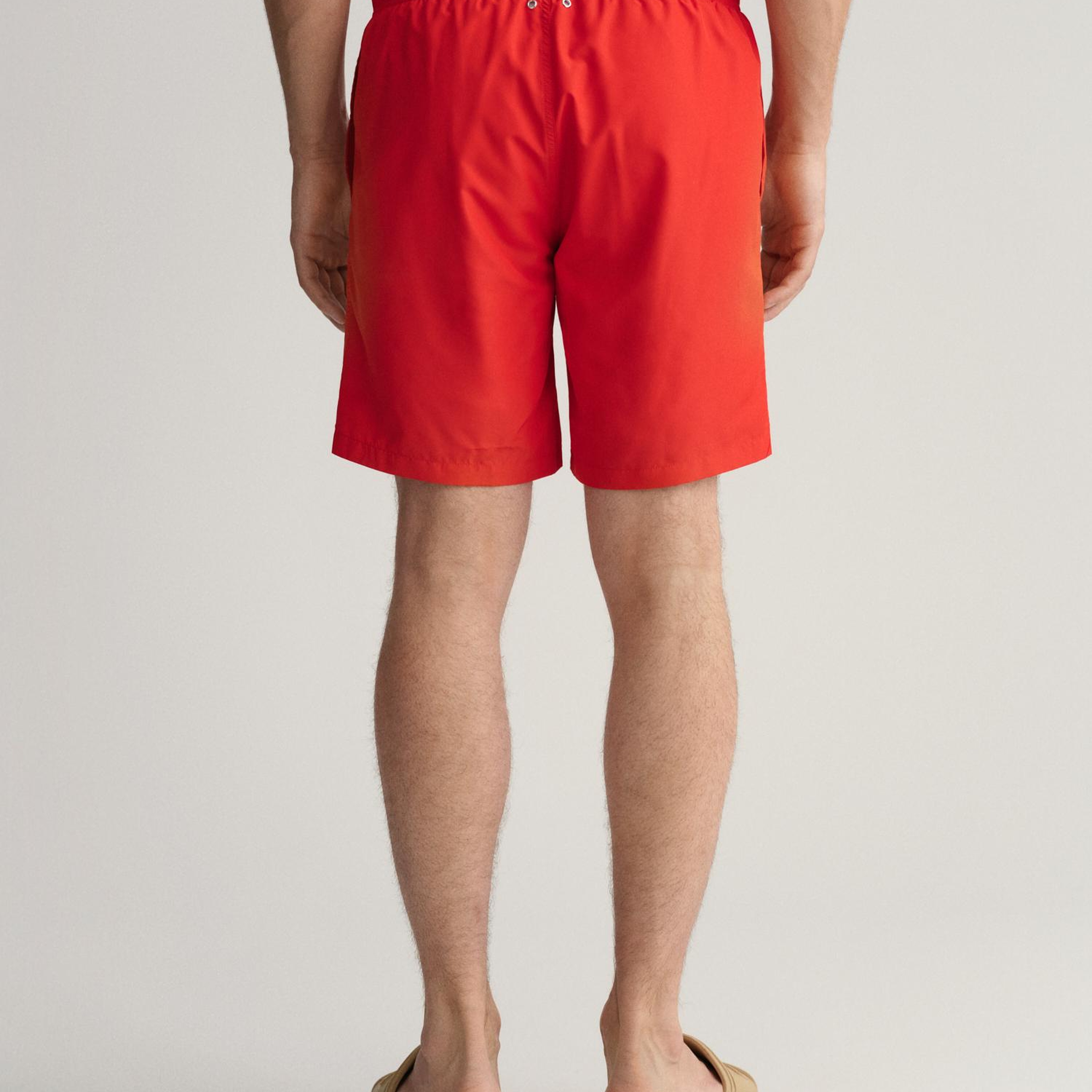 GANT Erkek Kırmızı Logolu Deniz Şortu