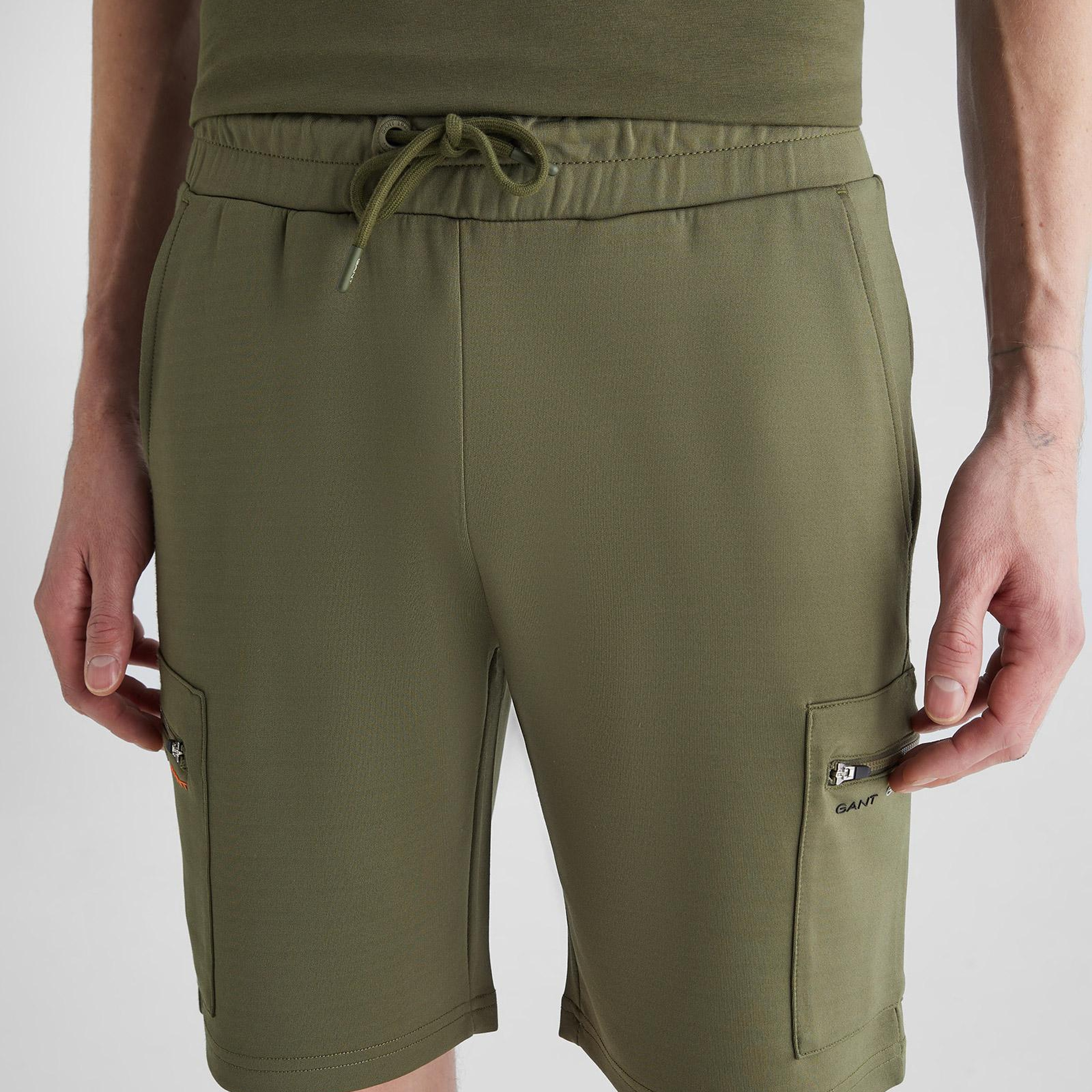 GANT Erkek Yeşil Regular Fit Şort