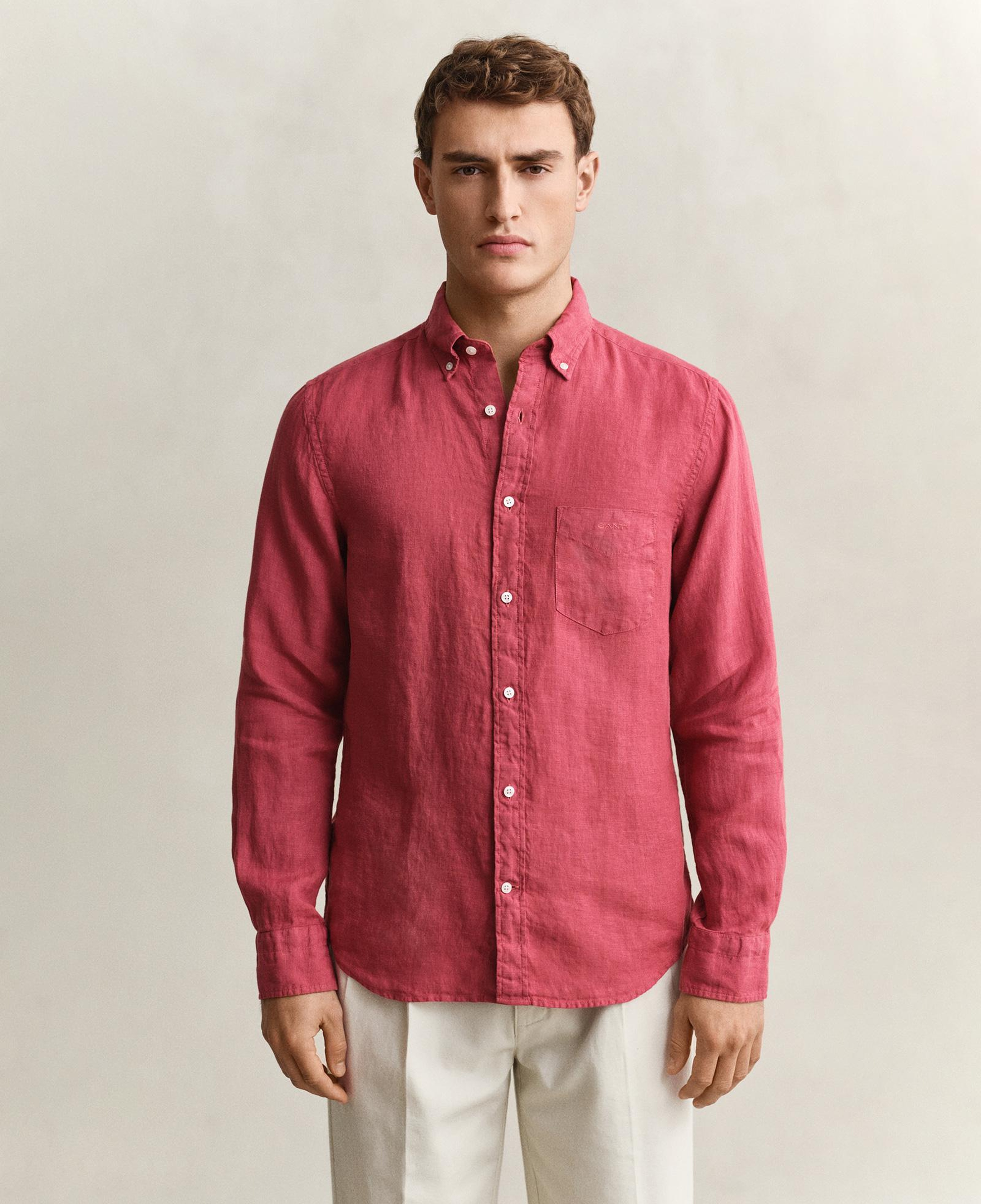 GANT Erkek Turuncu Regular Fit Gömlek