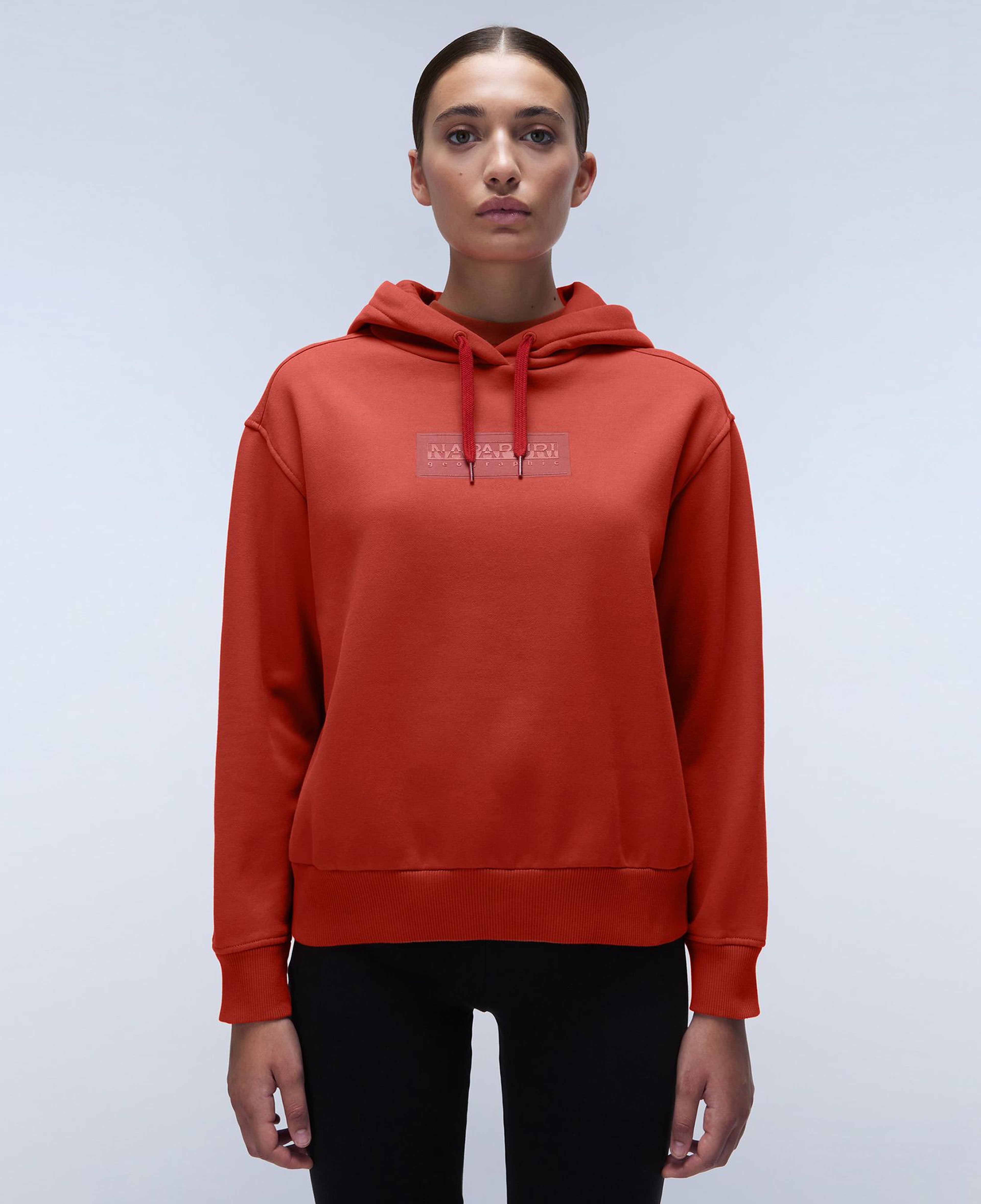 Napapijri B-Box Logo H W Kadın Kırmızı Sweatshirt