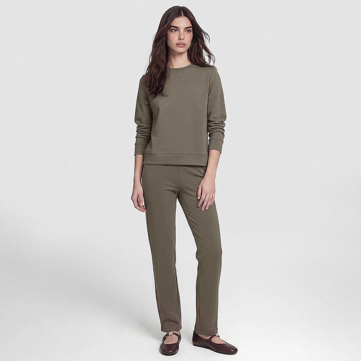 Qua Home Mario Kadın Sweatshirt Haki