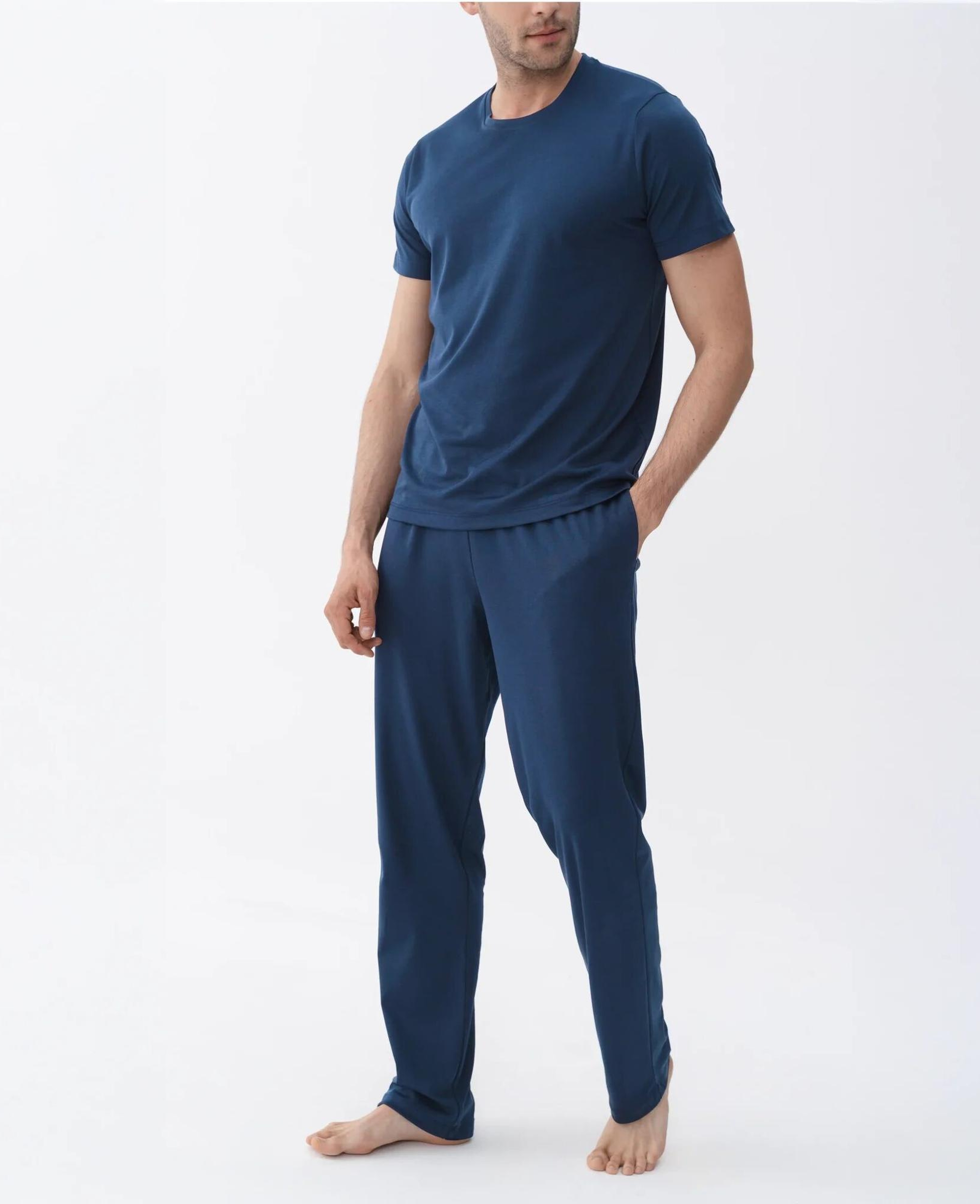 Qua Home Karis Erkek Pamuklu Pijama Takımı Lacivert