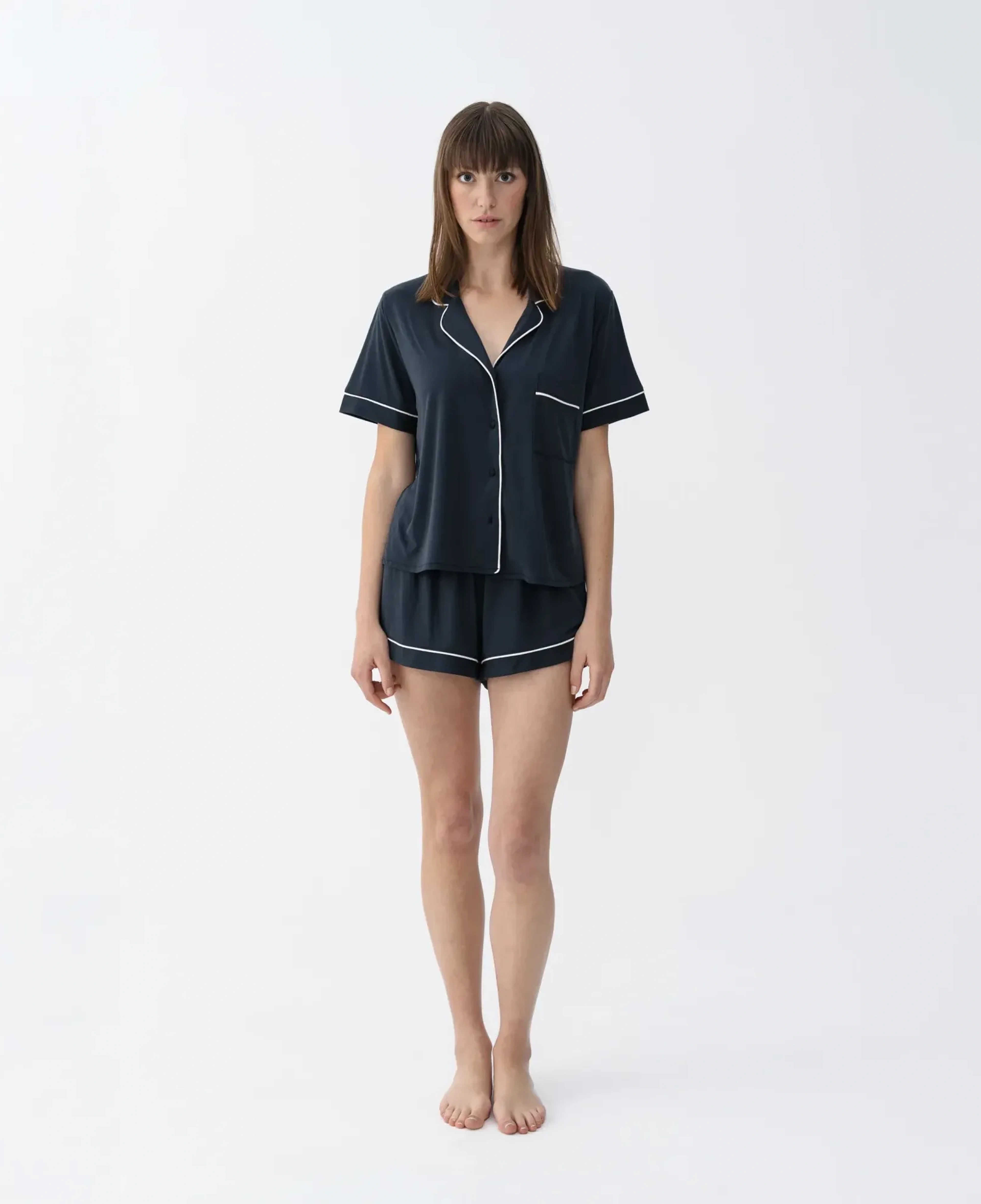 Qua Home Sia Kadın Modal Biyeli Pijama Şort Lacivert