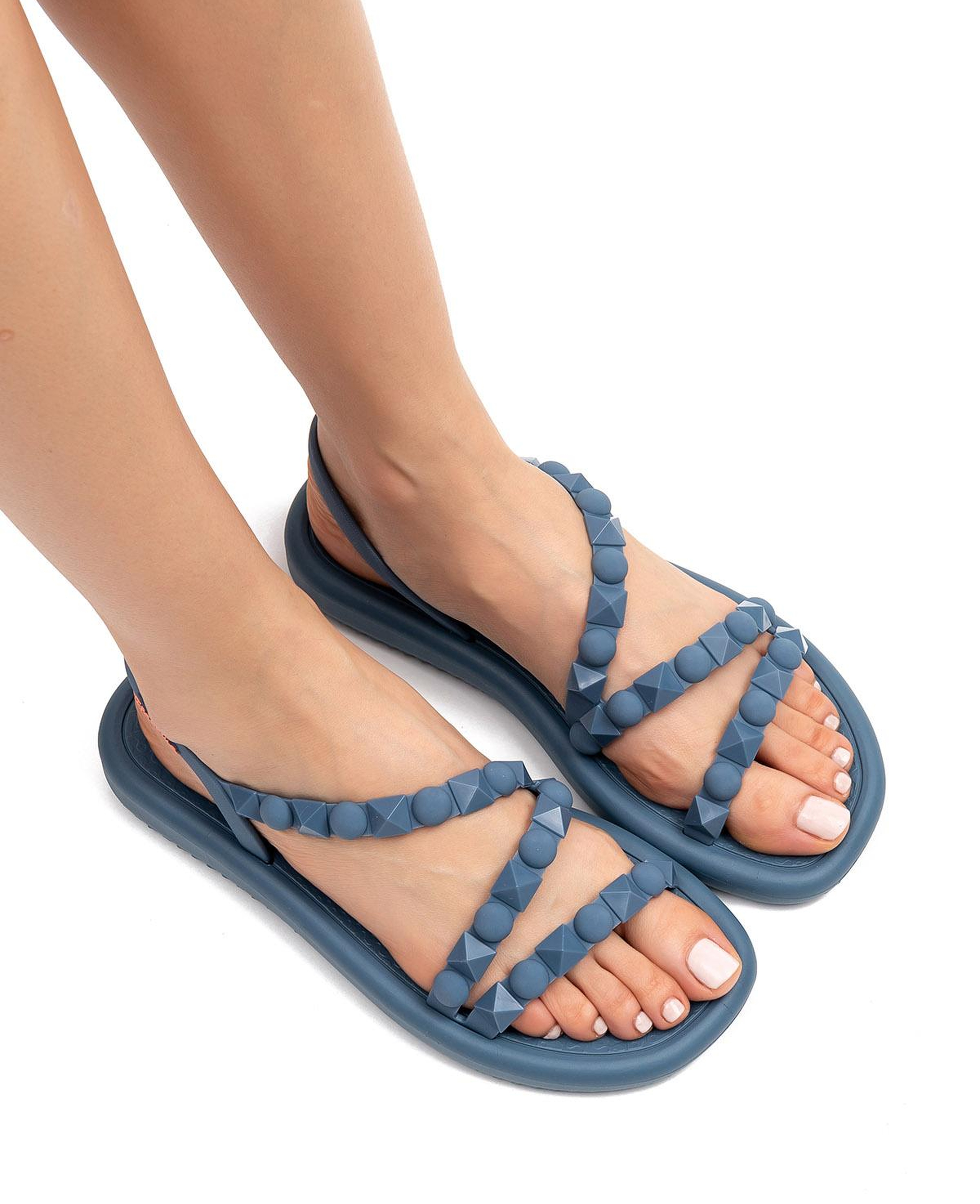 Meu Sol Flatform Kadın Sandalet Mavi 35/42