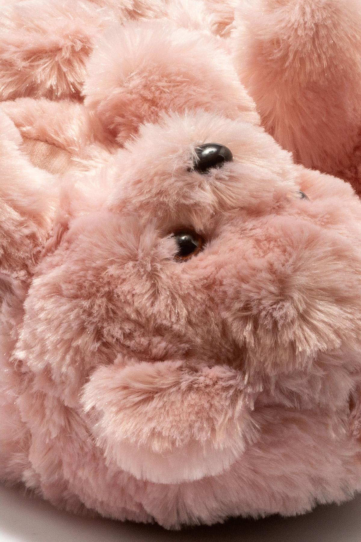 Teddy Kadın Hayvanlı Panduf Gül Kurusu 36/41