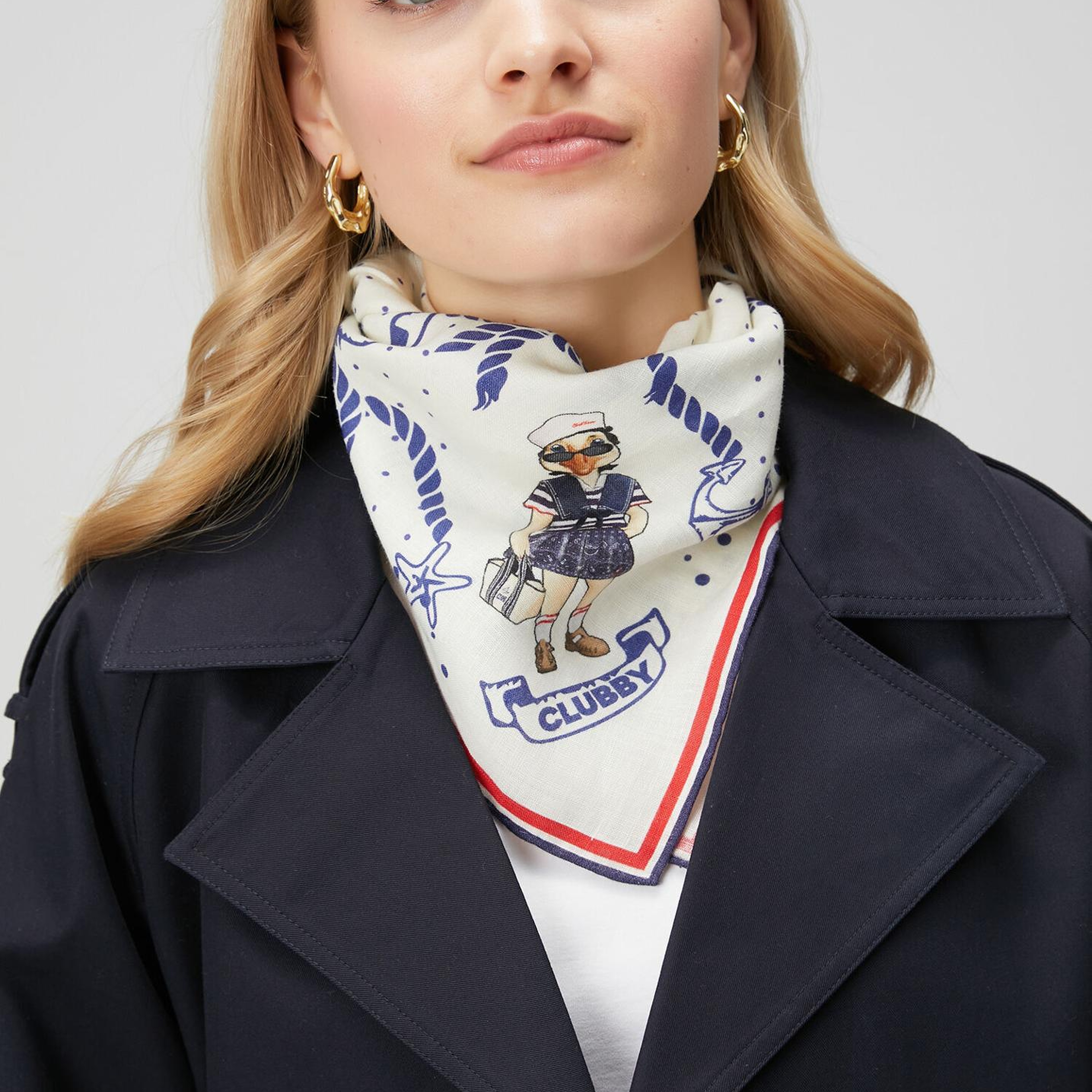 Beymen Club Kadın Lacivert Apoletli Twill Mont