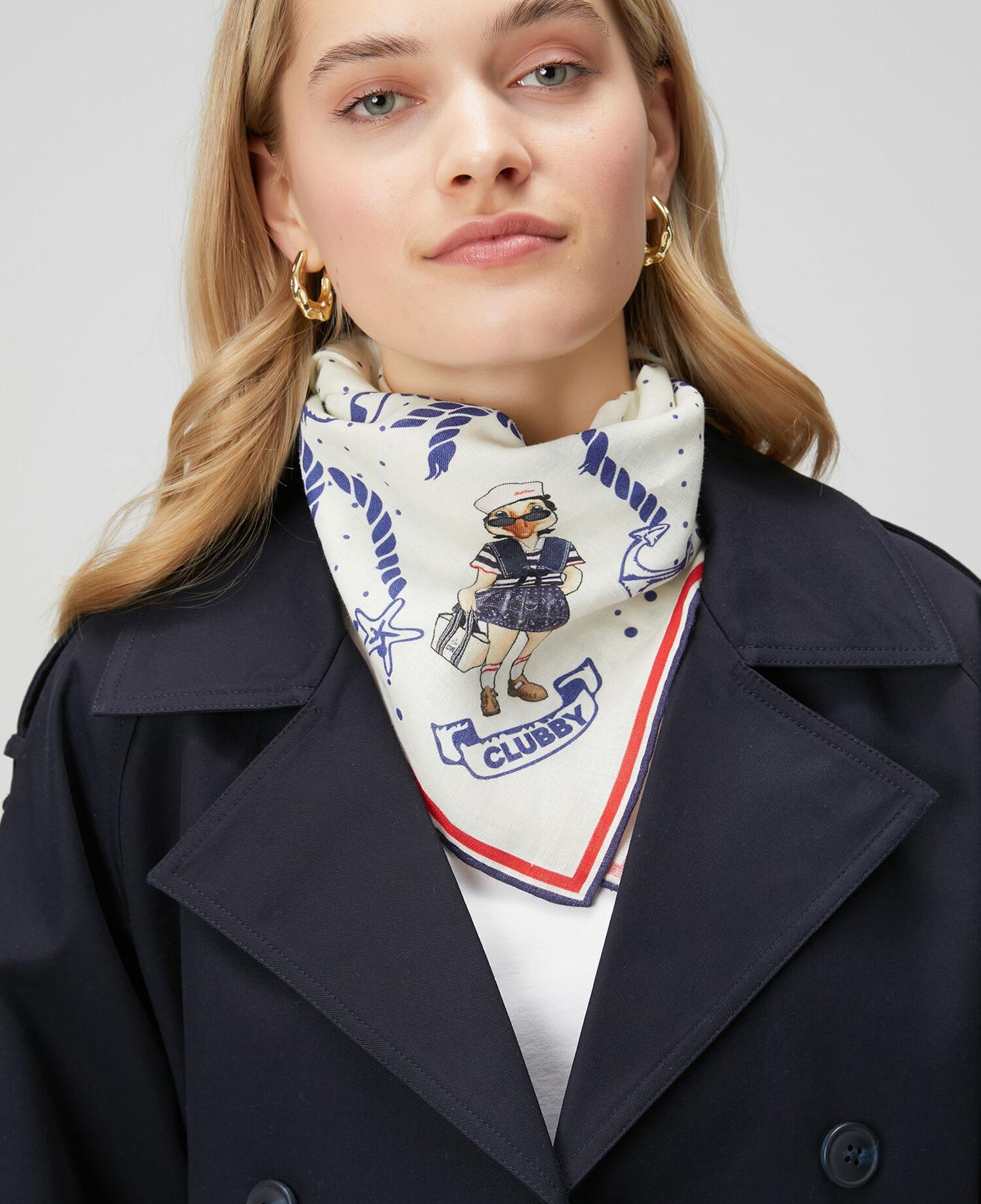 Beymen Club Kadın Lacivert Apoletli Twill Mont