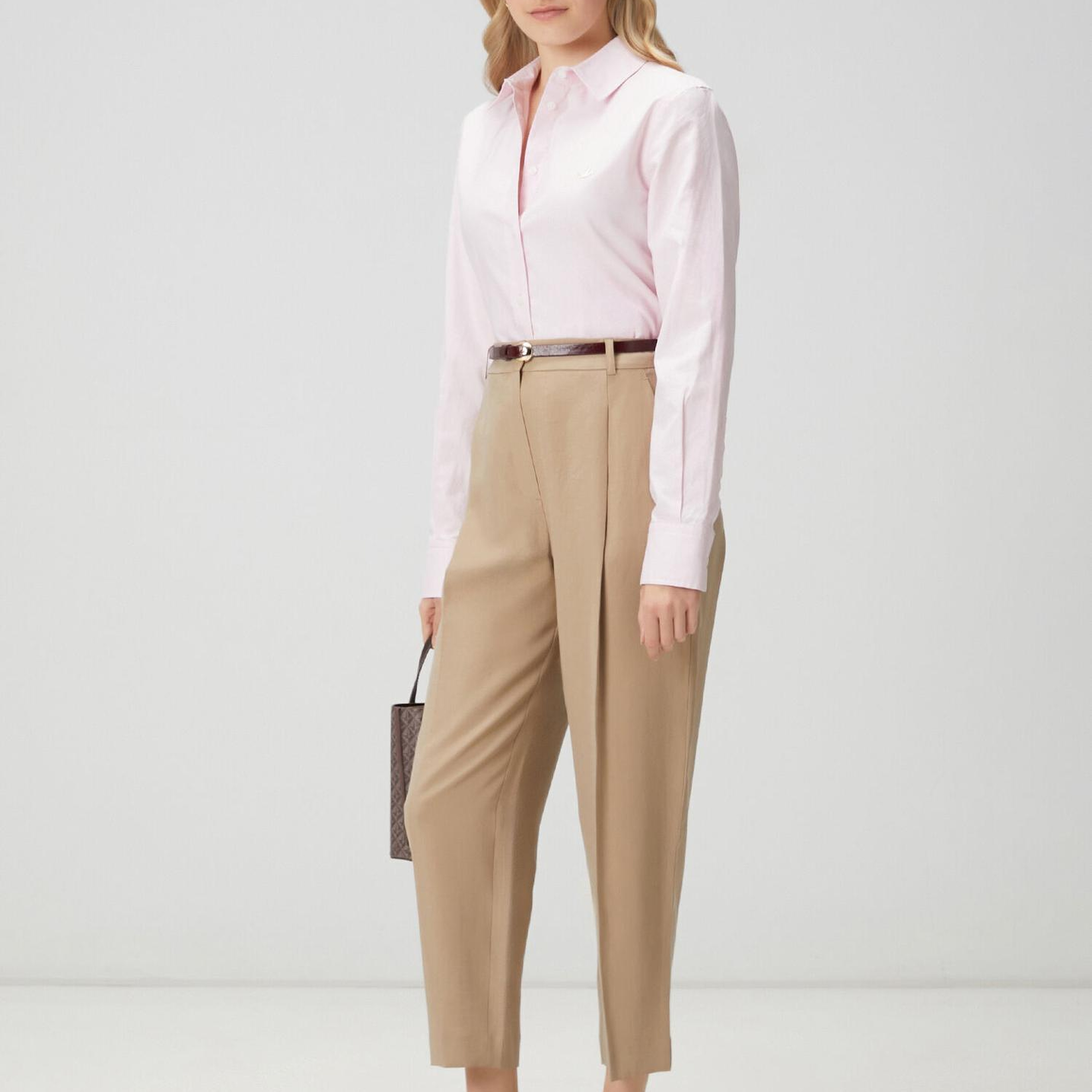 Beymen Club Kadın Pembe Klasik Oxford Gömlek