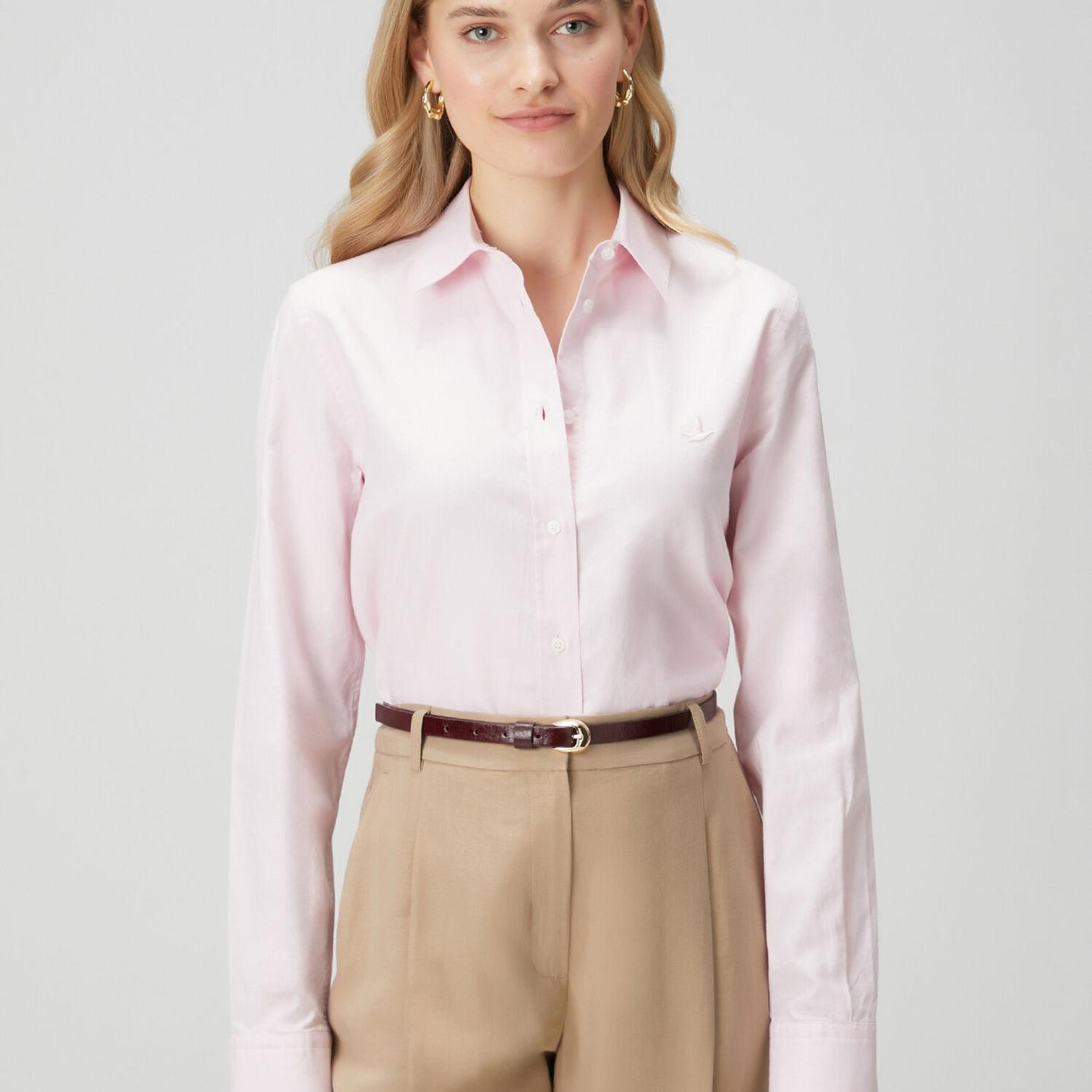 Beymen Club Kadın Pembe Klasik Oxford Gömlek