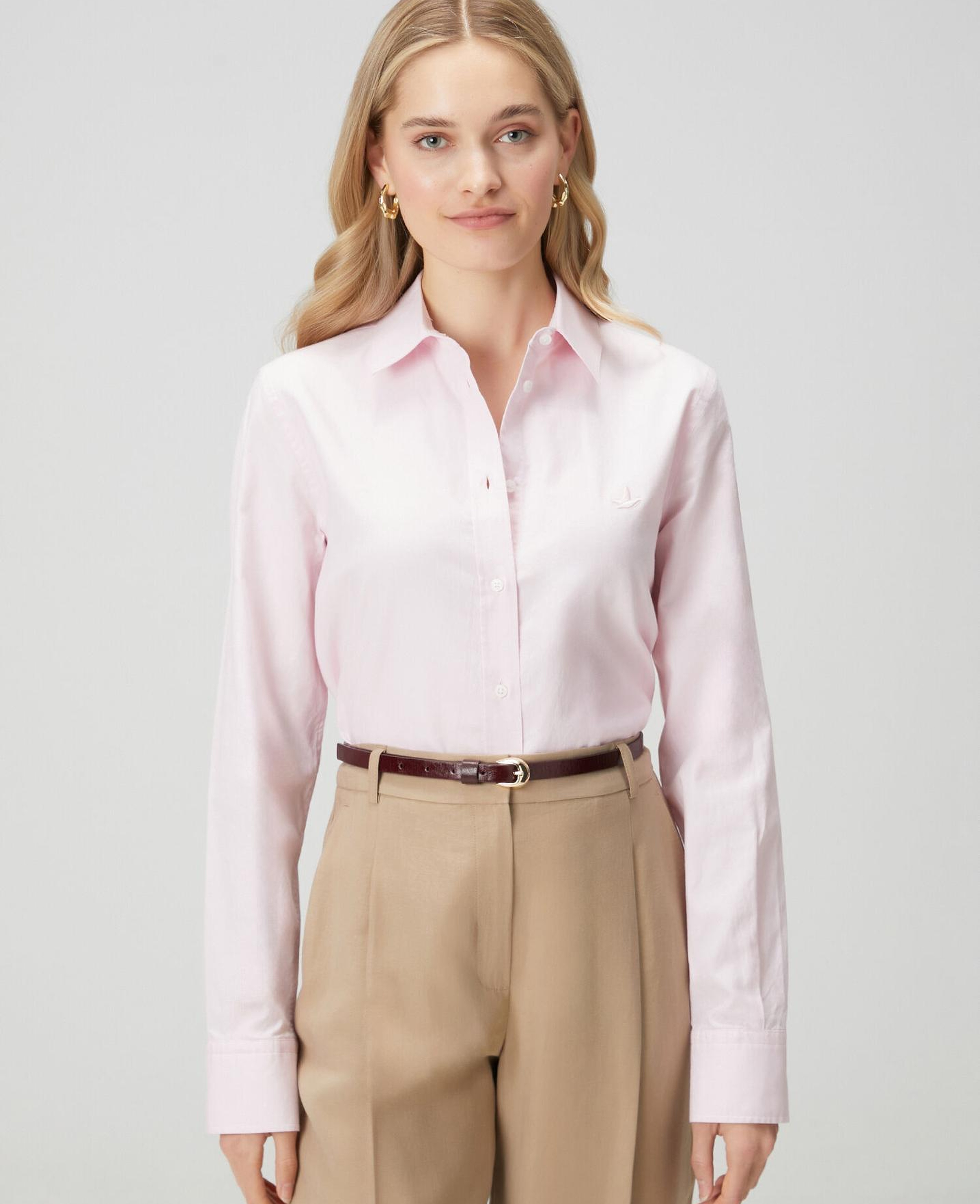 Beymen Club Kadın Pembe Klasik Oxford Gömlek