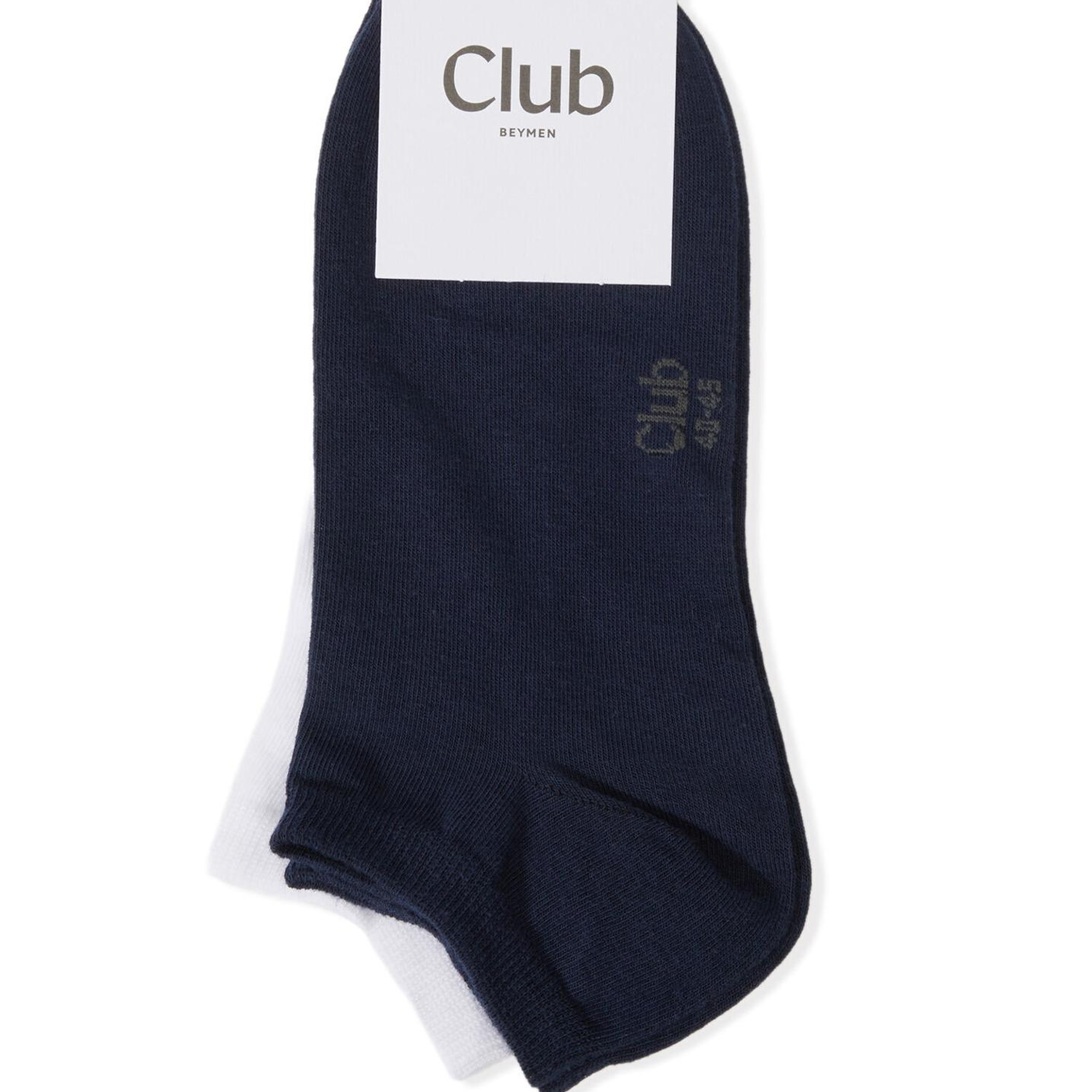 Beymen Club Erkek Lacivert Beyaz 2li Patik Çorap Seti