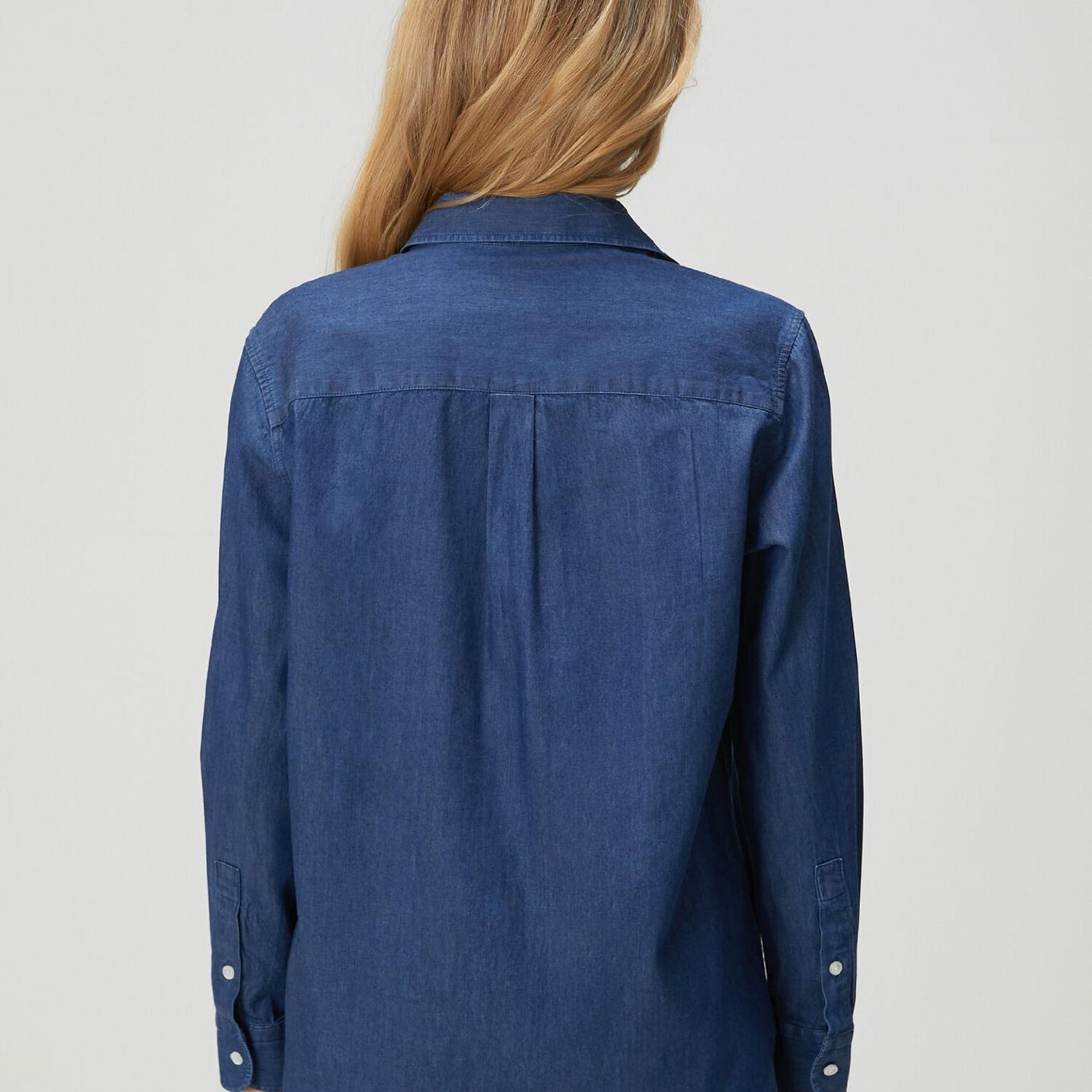 Beymen Club Kadın Koyu Mavi Basic Denim Gömlek