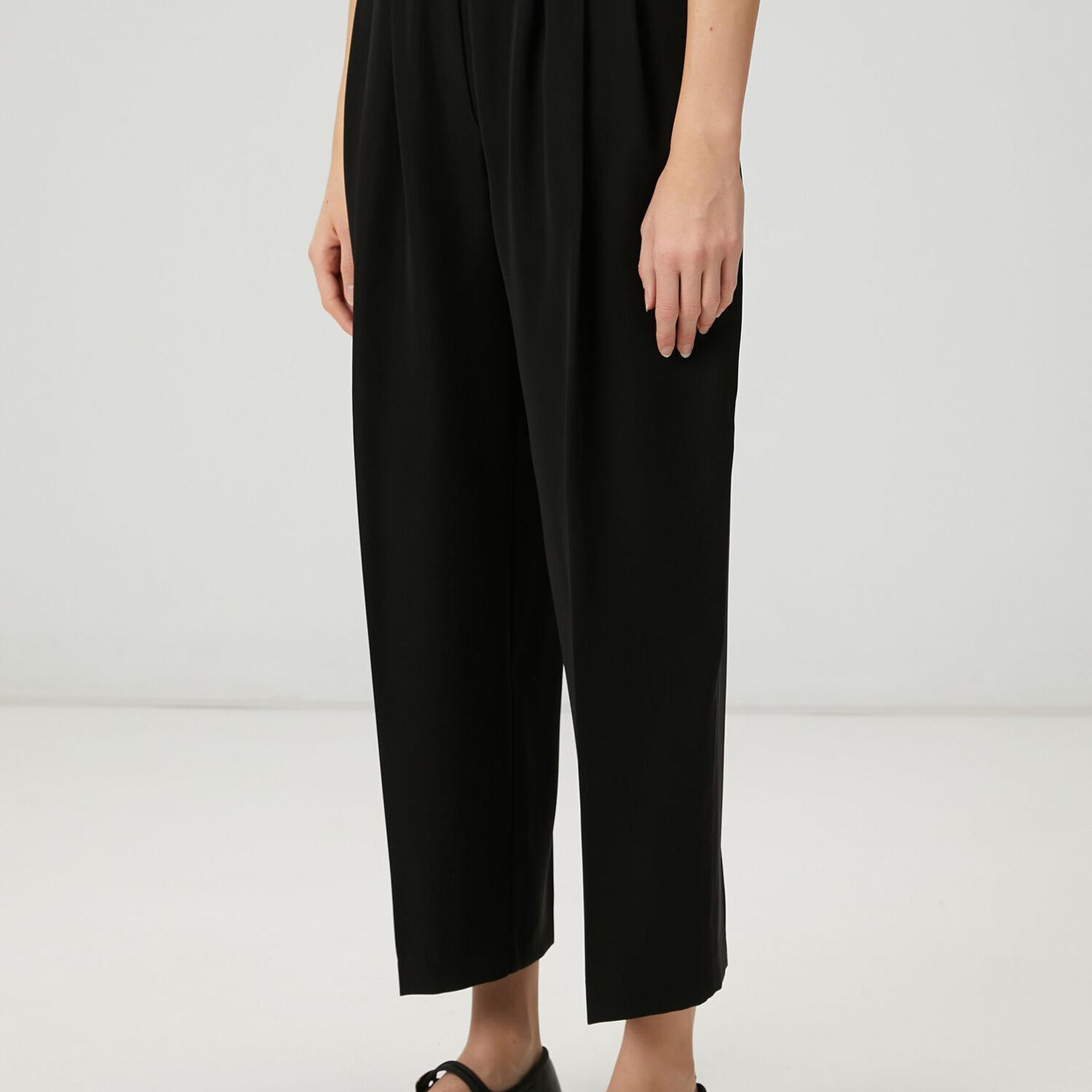 Beymen Club Kadın Siyah Pileli Havuç Pantolon