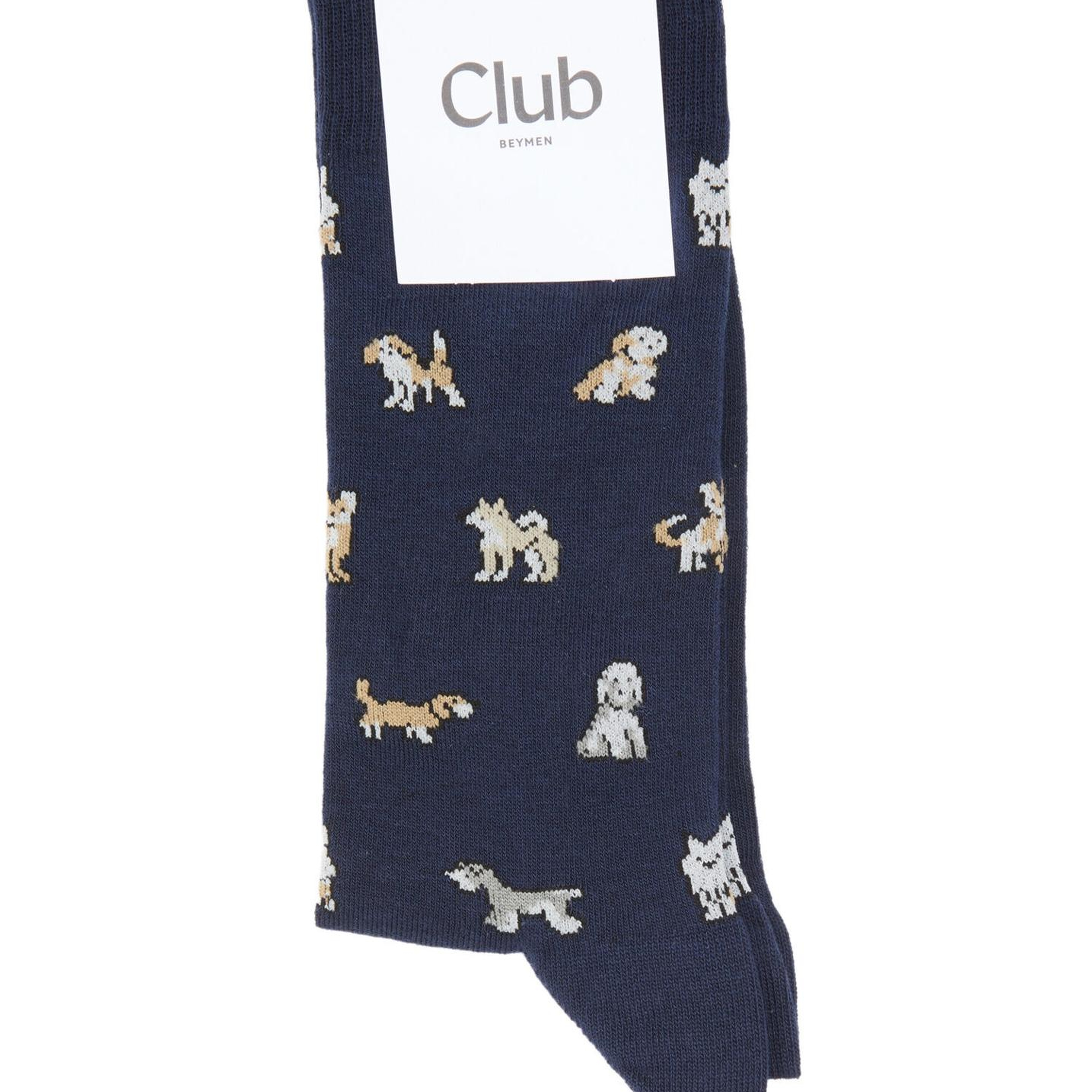 Beymen Club Erkek Lacivert Köpek Desen Çorap