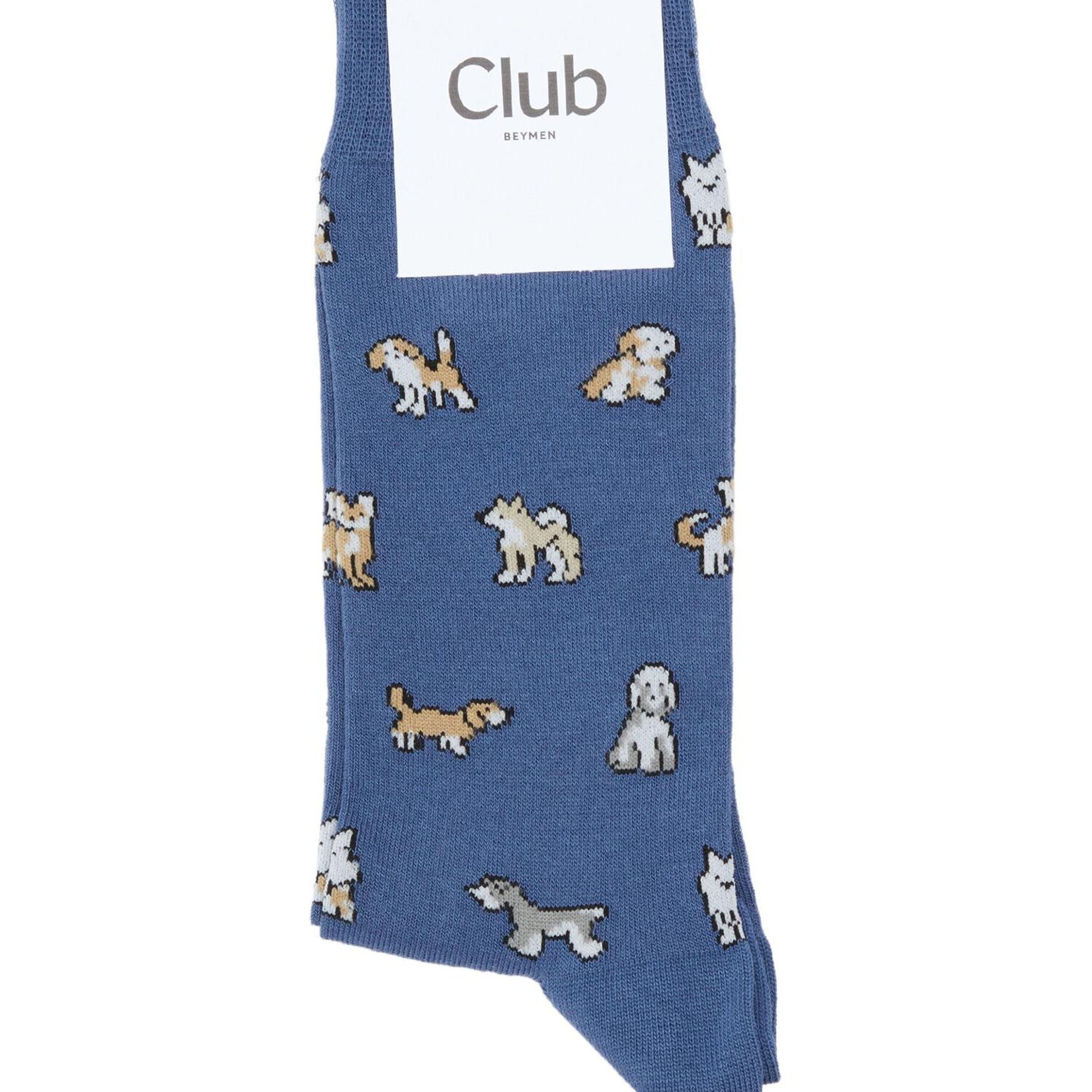 Beymen Club Erkek Mavi Köpek Desen Çorap