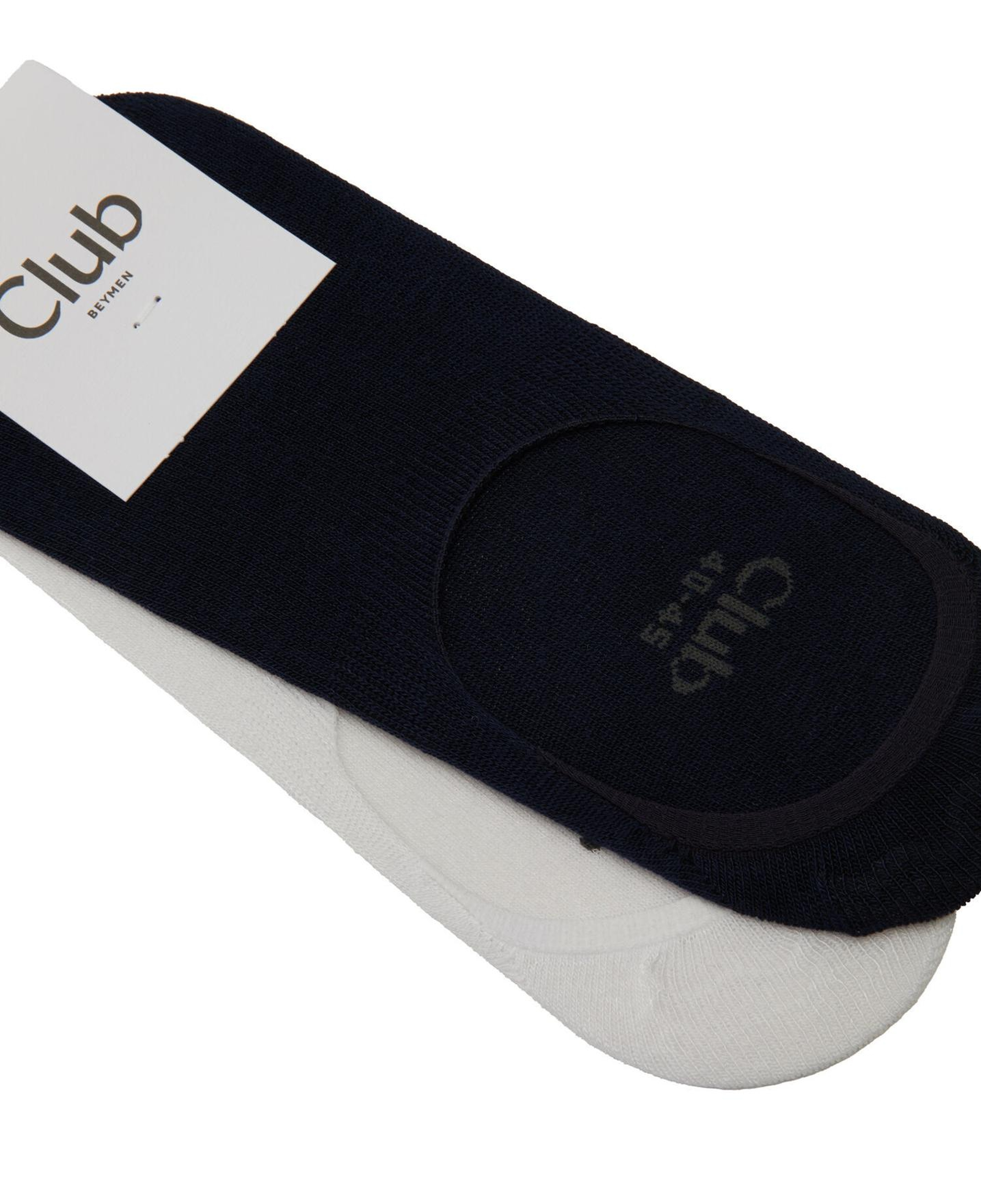 Beymen Club Erkek Lacivert Beyaz Bambu Çorap Seti