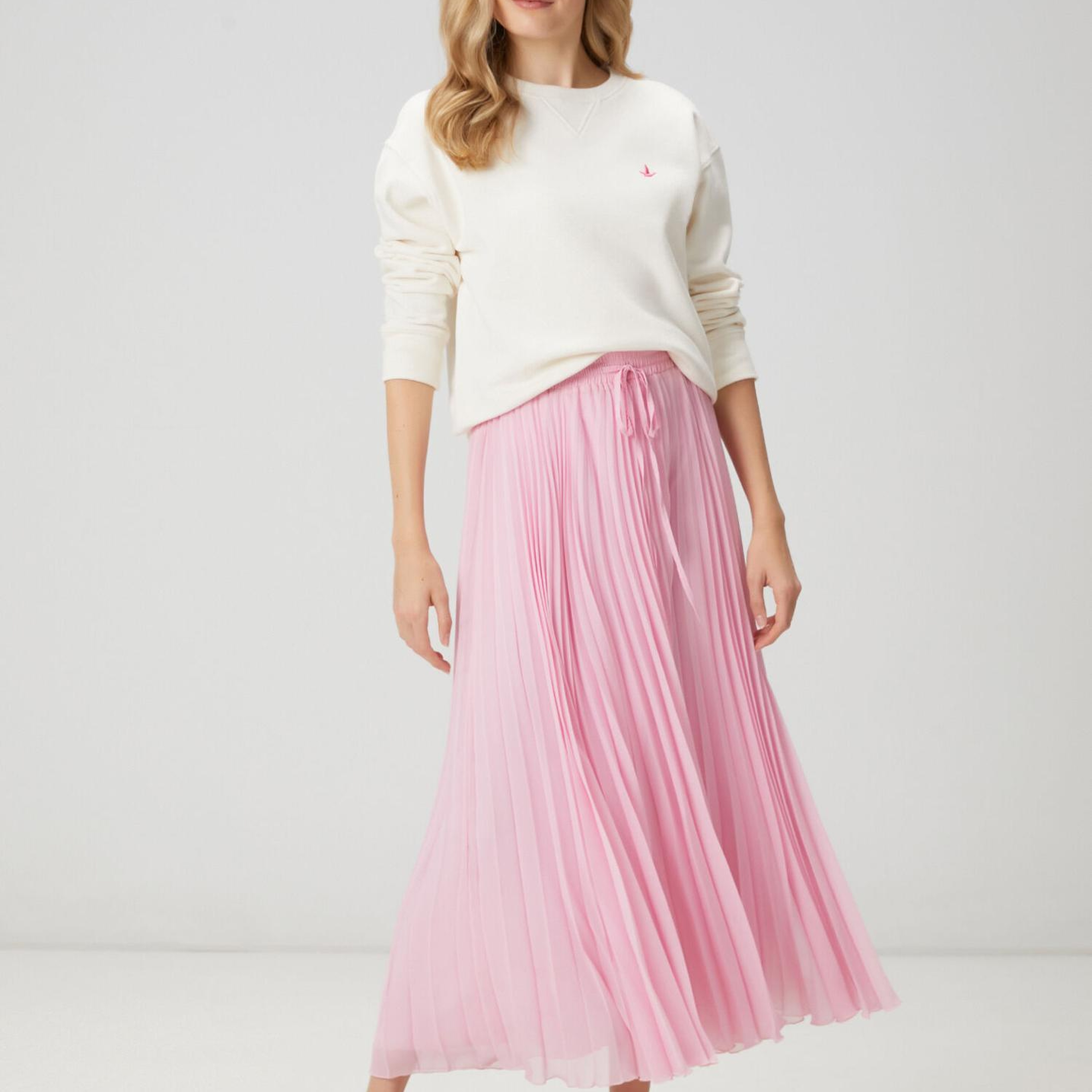 Beymen Club Kadın Kırık Beyaz Basic Sweatshirt