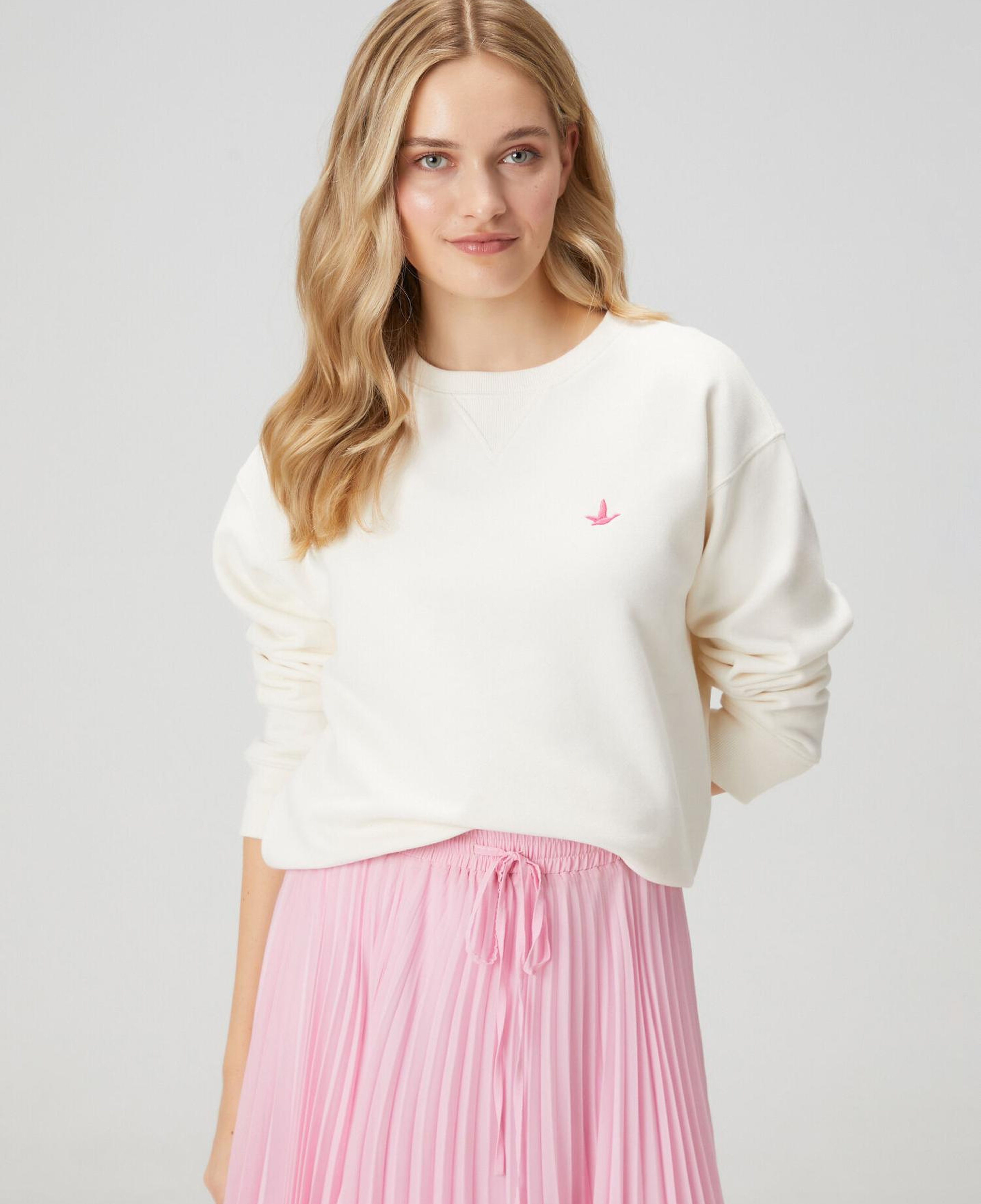 Beymen Club Kadın Kırık Beyaz Basic Sweatshirt