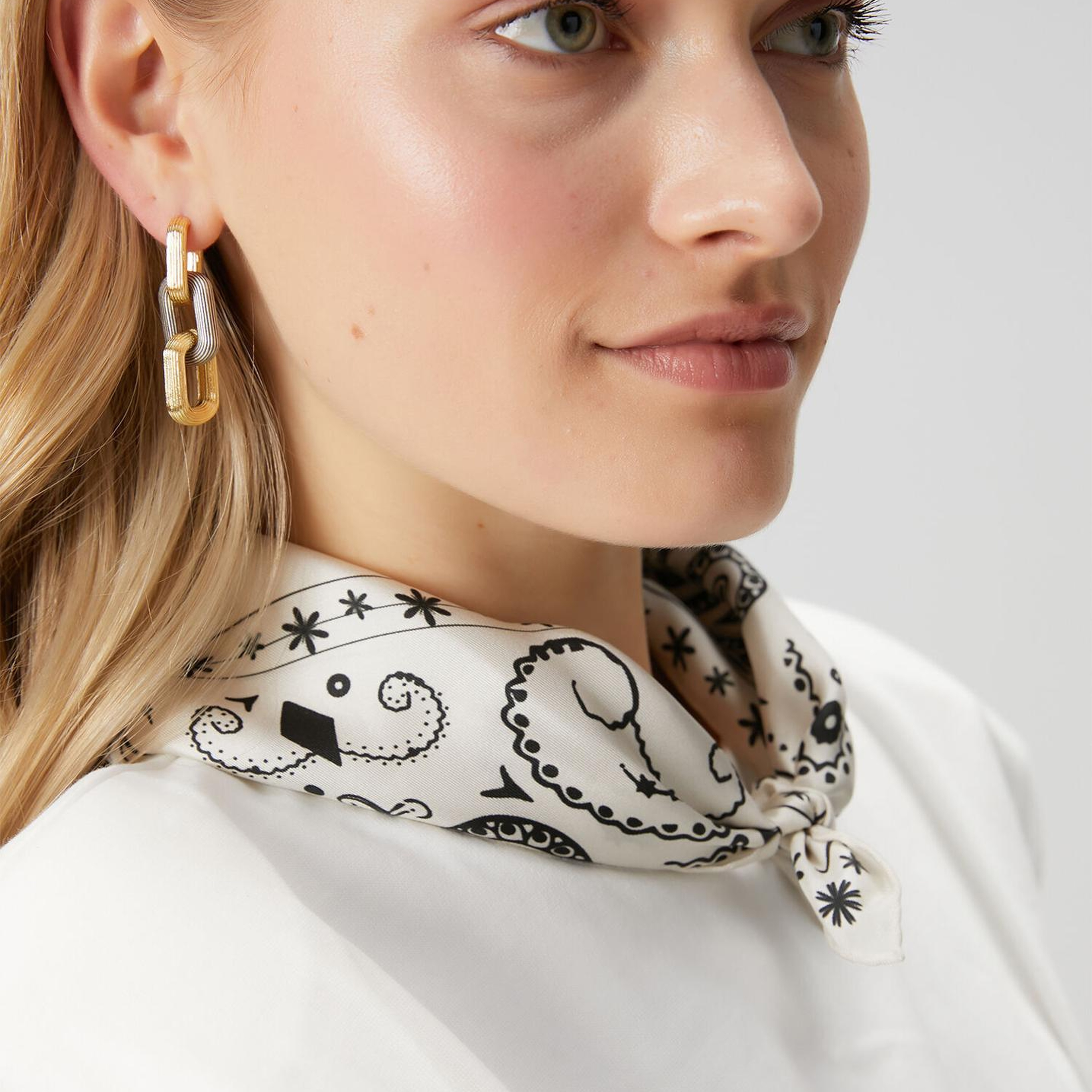 Beymen Club Kadın Silver Gold Küpe