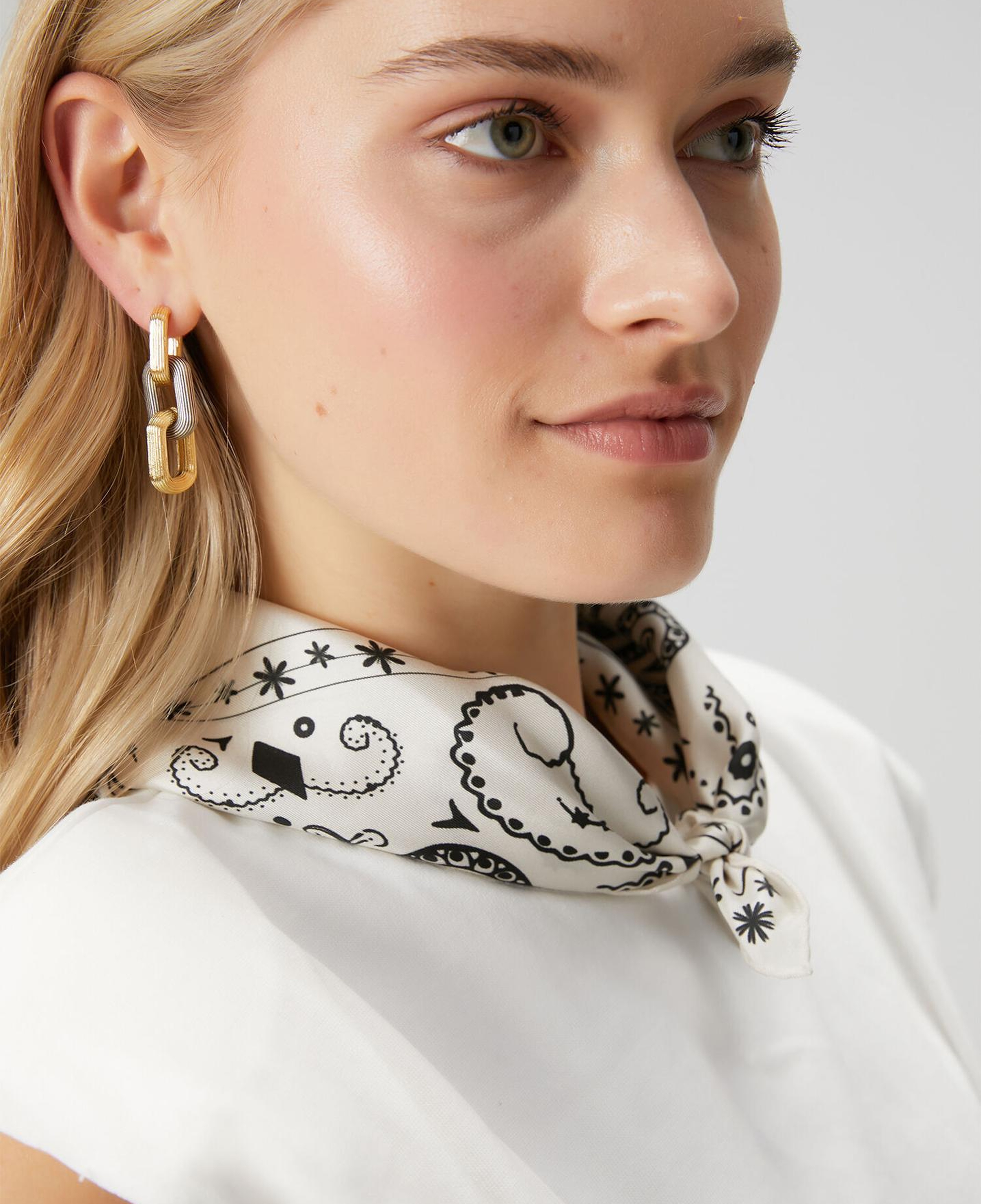 Beymen Club Kadın Silver Gold Küpe