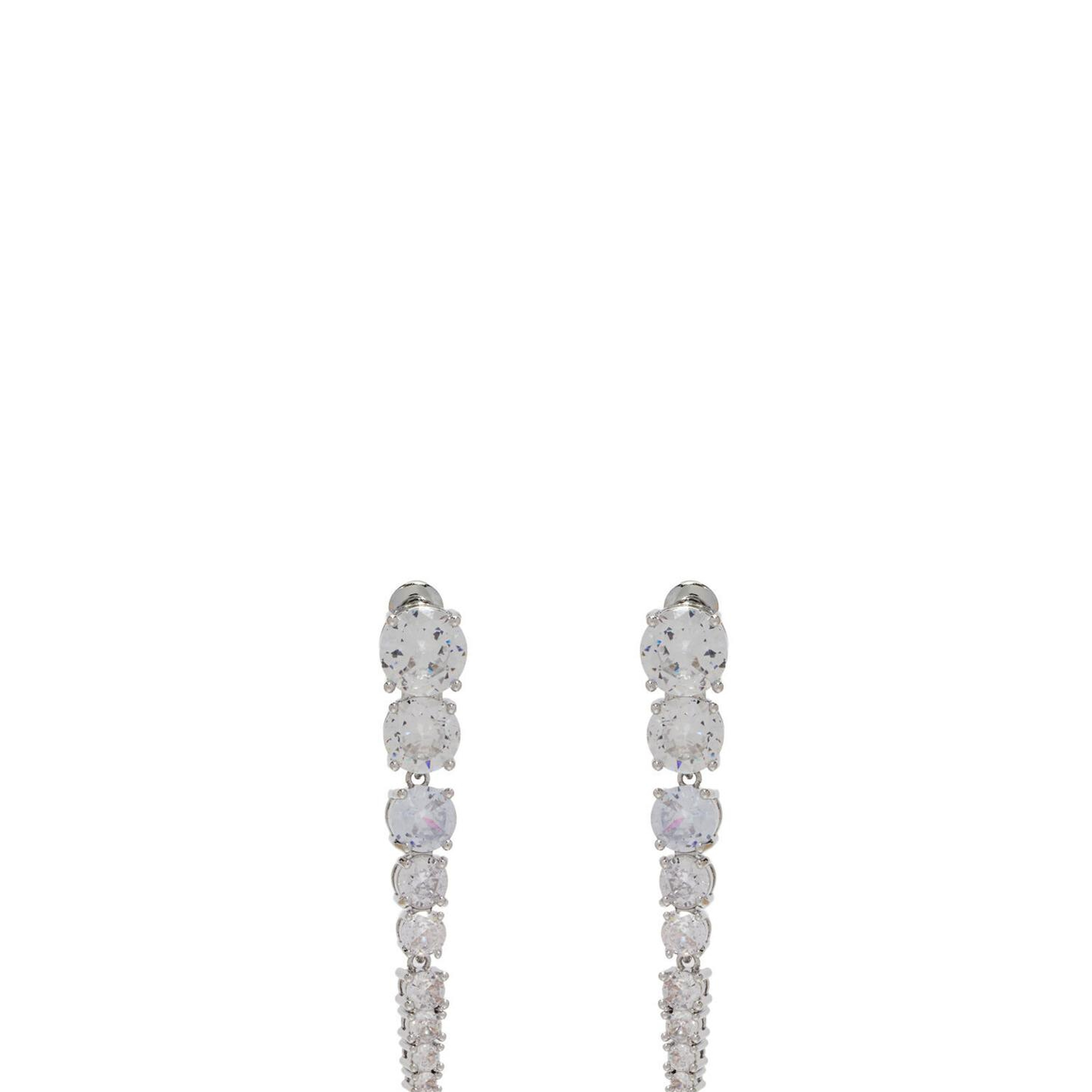 Beymen Club Kadın Silver Taş Detaylı Sallantılı Küpe