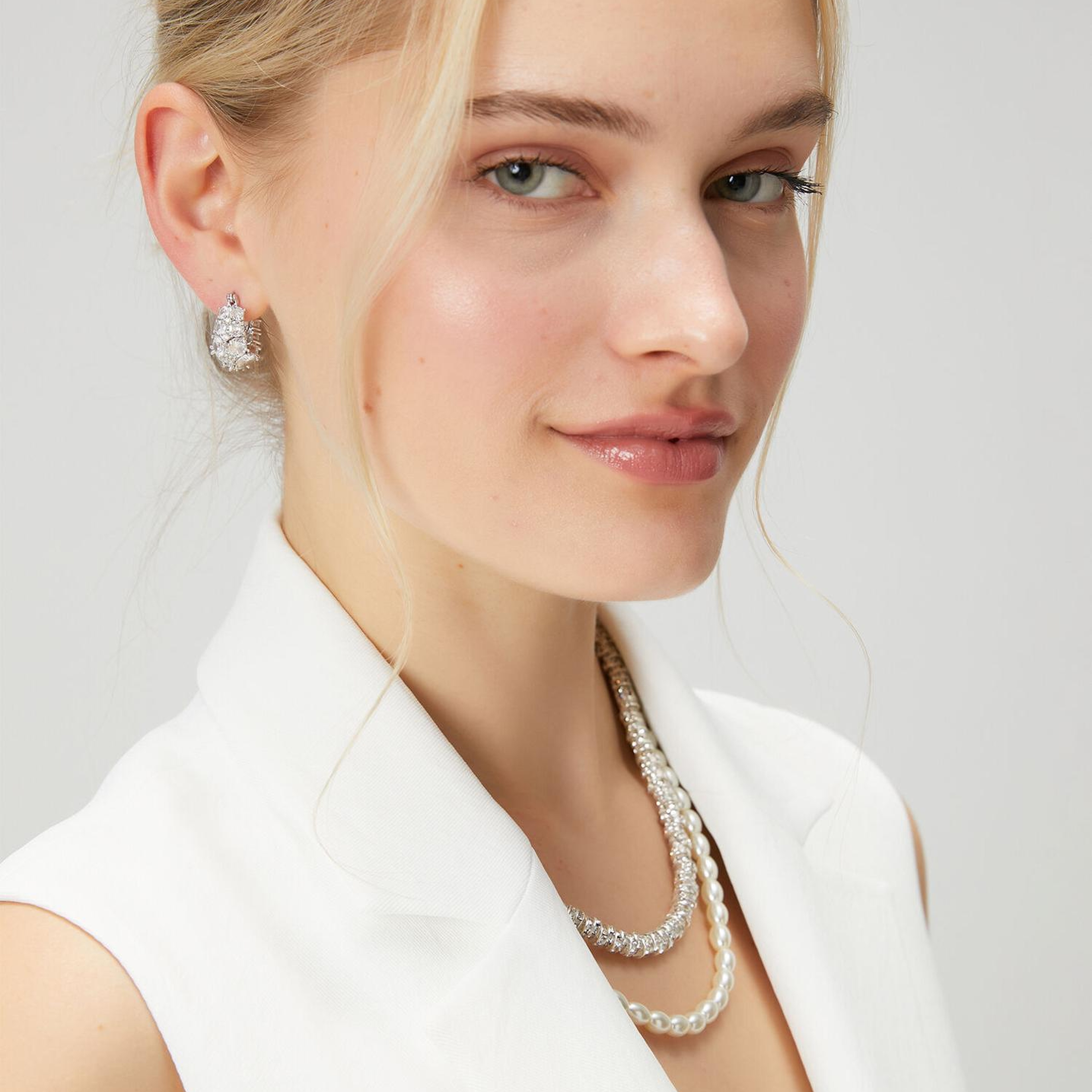 Beymen Club Kadın Silver Taşlı Küpe