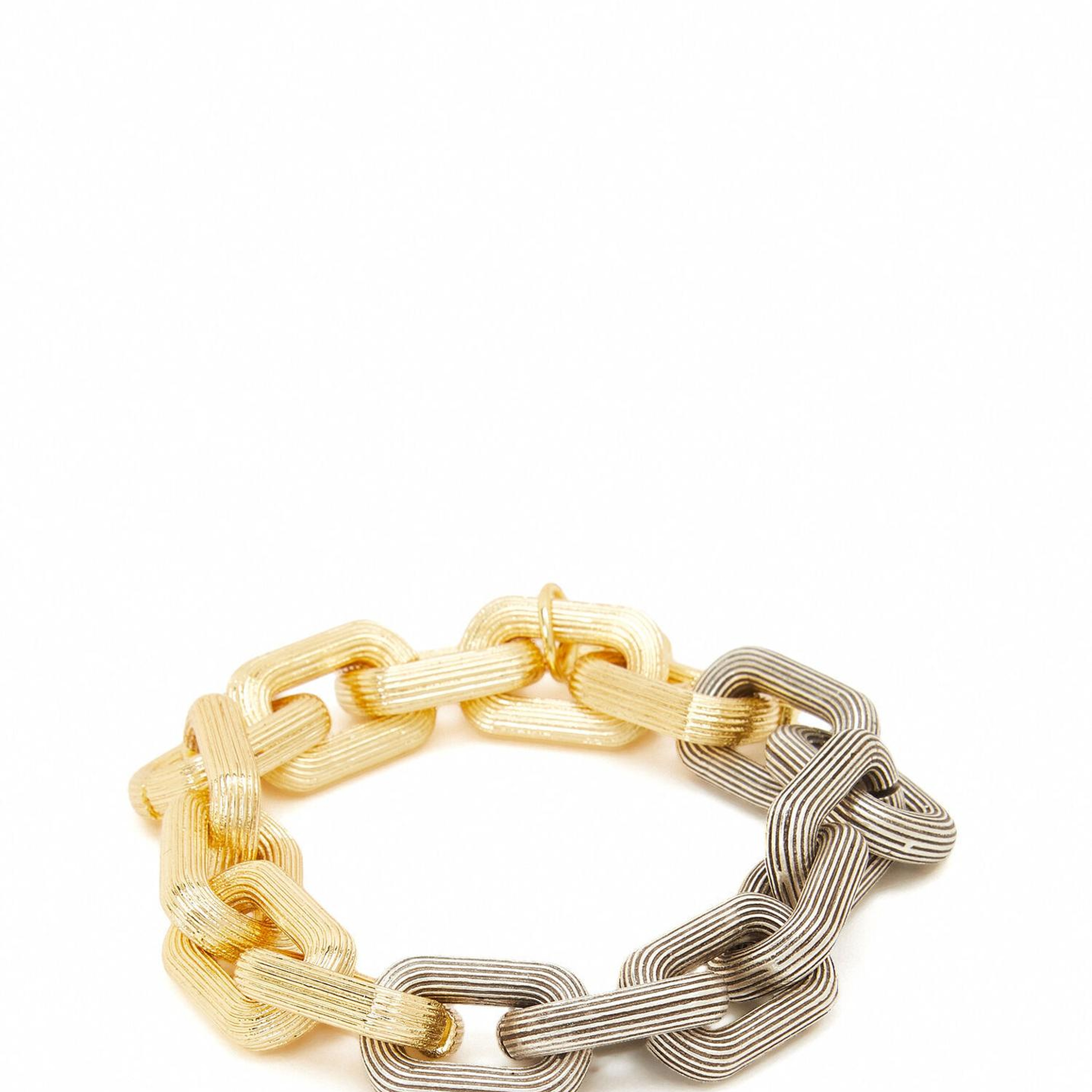 Beymen Club Kadın Gold Silver Satine Çift Renk Bileklik