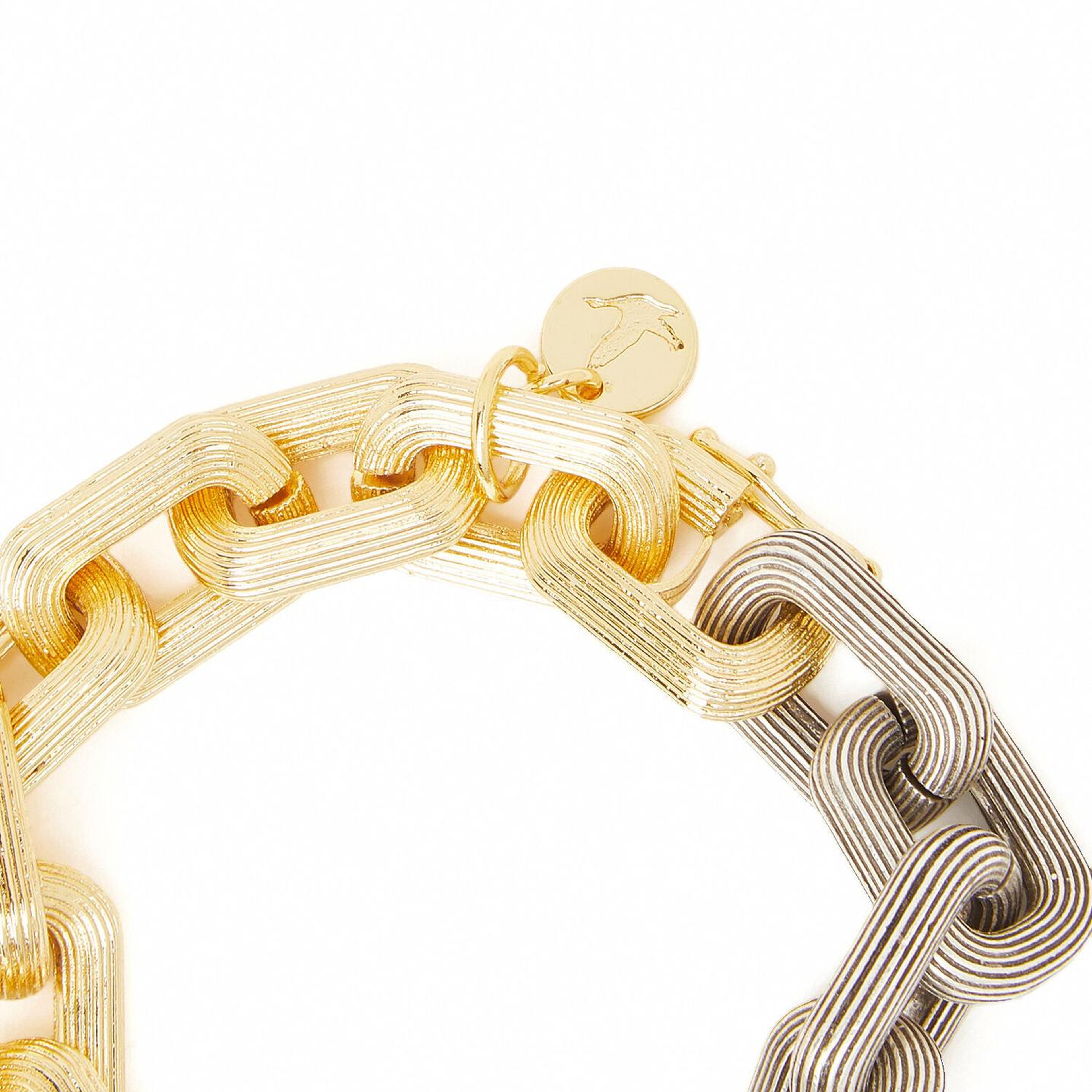 Beymen Club Kadın Gold Silver Satine Çift Renk Bileklik