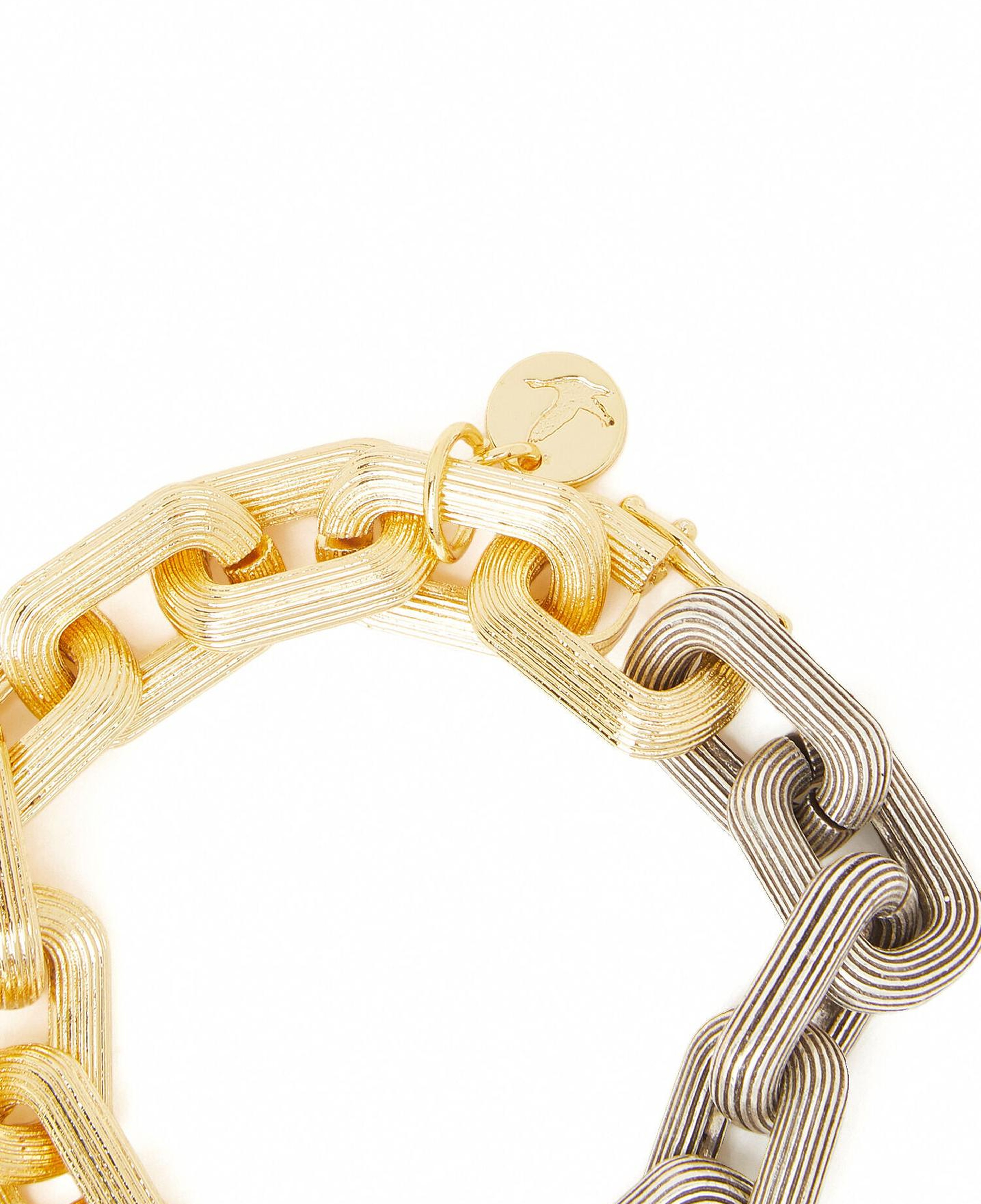 Beymen Club Kadın Gold Silver Satine Çift Renk Bileklik