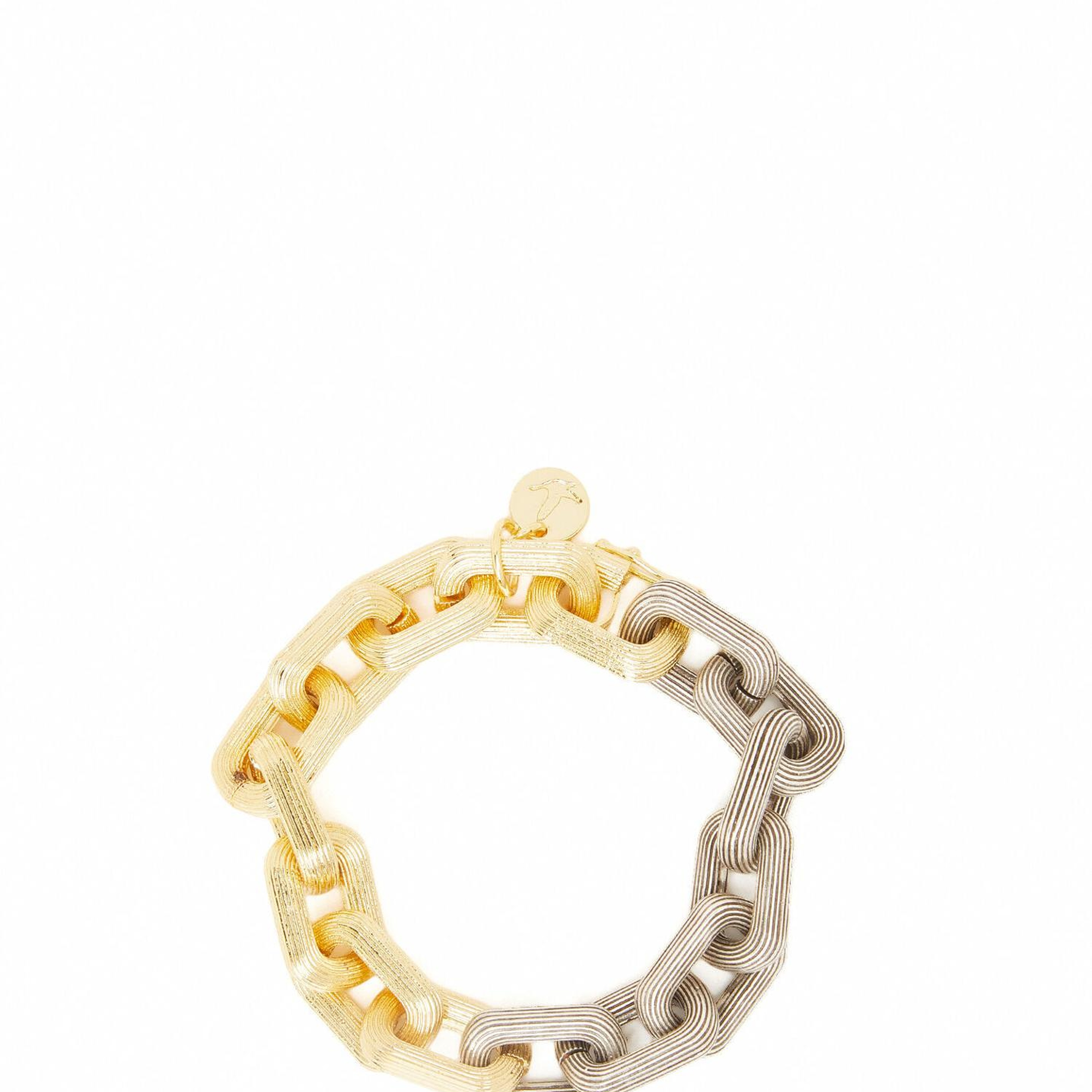 Beymen Club Kadın Gold Silver Satine Çift Renk Bileklik