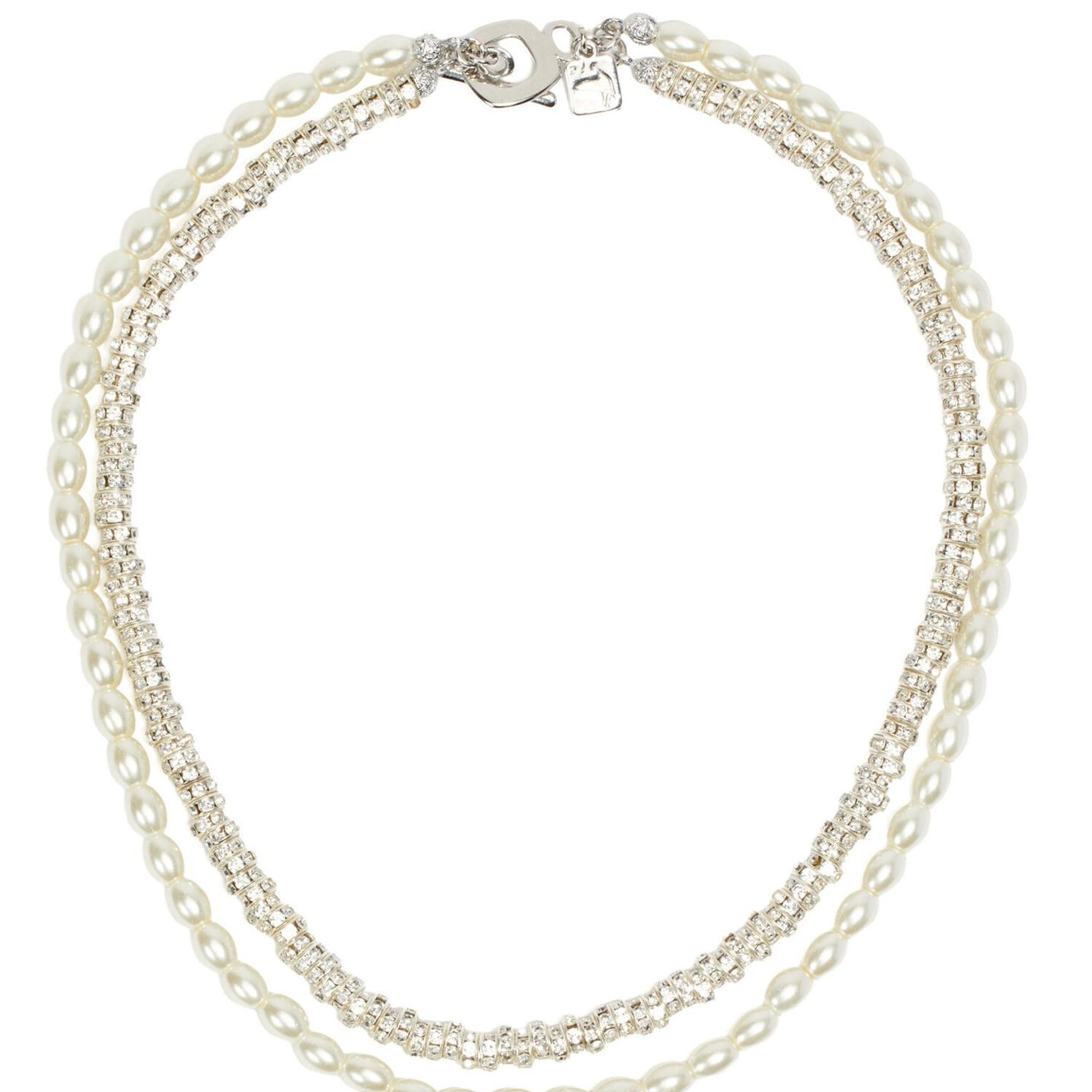 Beymen Club Kadın Silver 2li Taşlı İncili Kolye