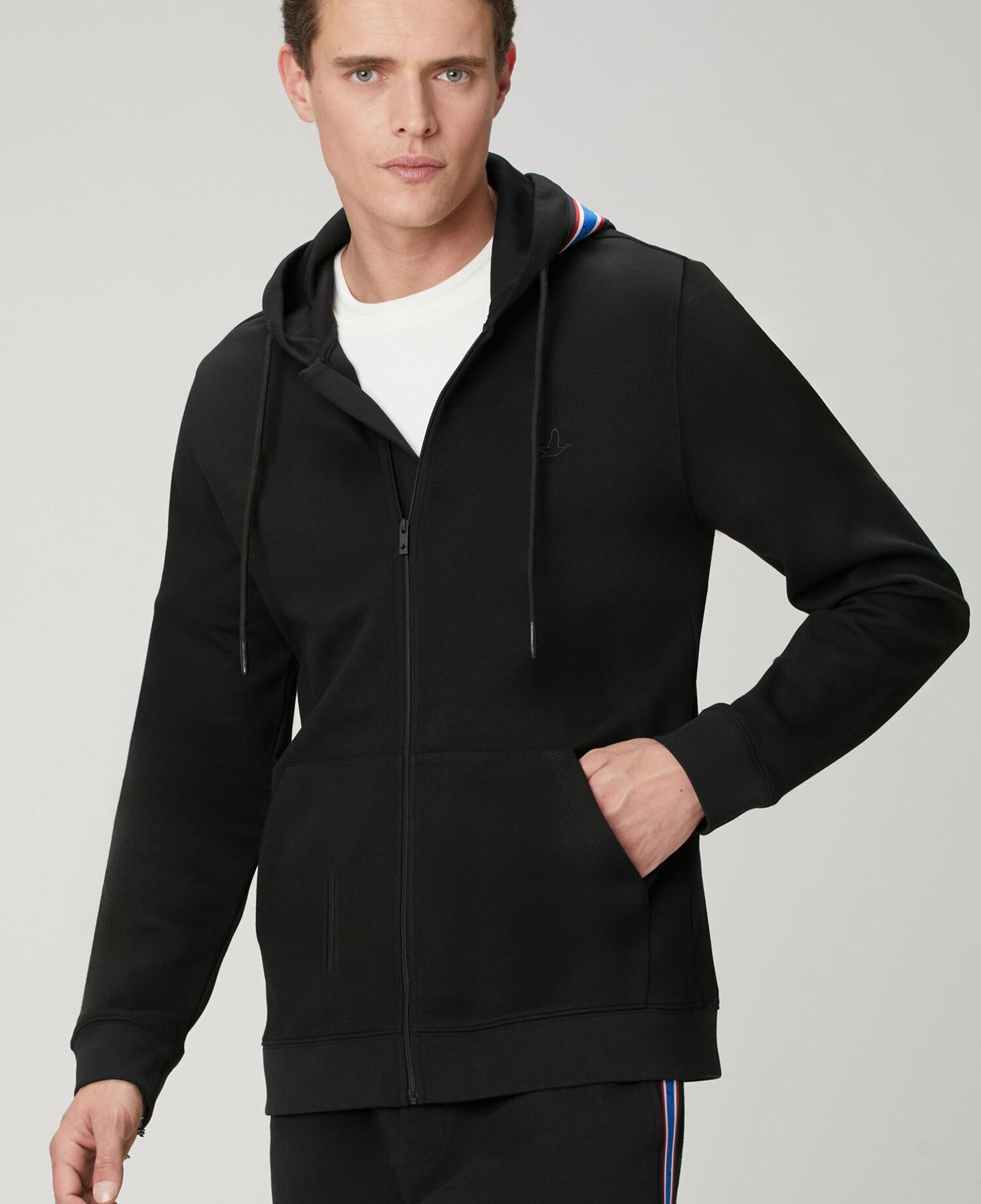 Beymen Club Erkek Siyah Kapüşonlu Sweatshirt