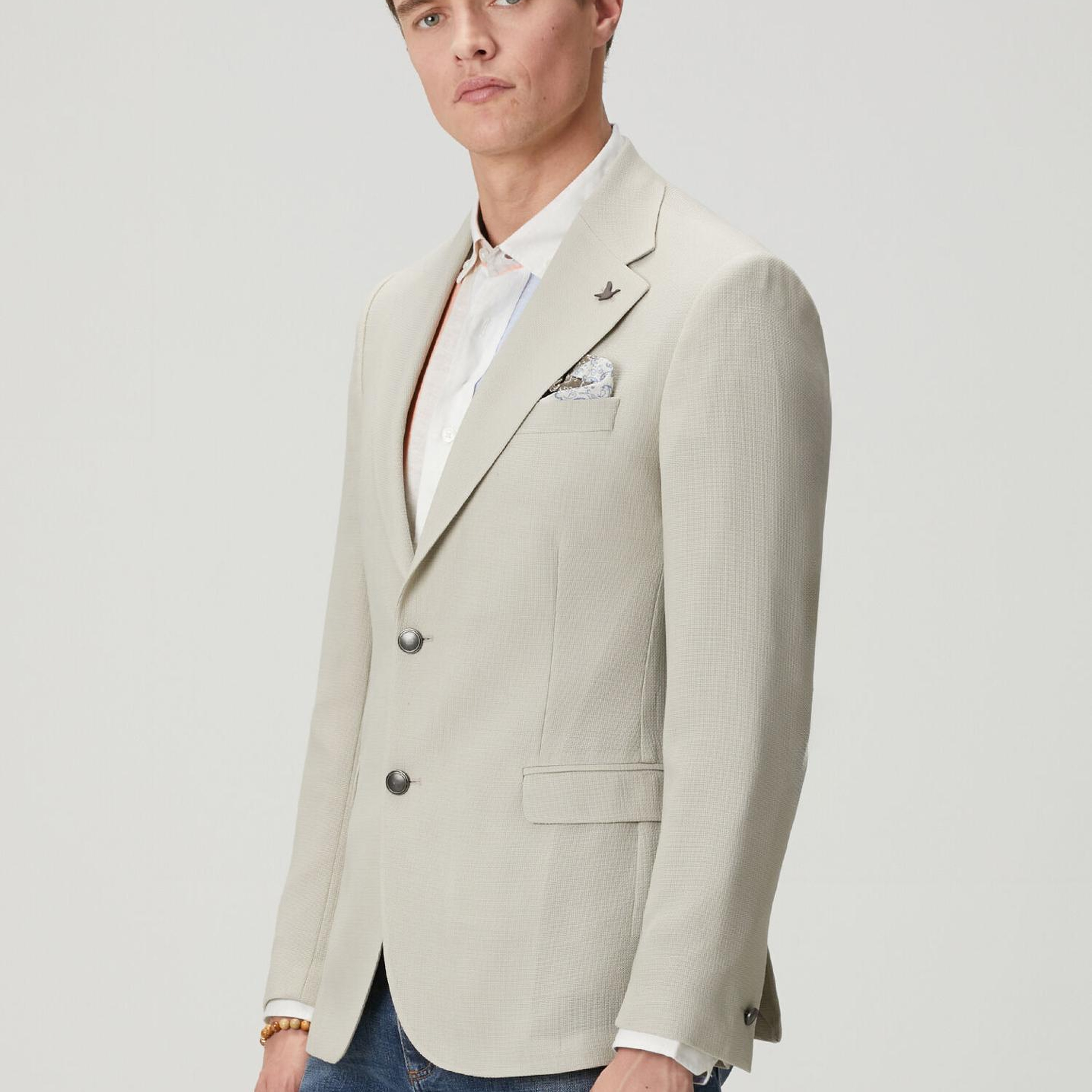 Beymen Club Erkek Taş İnce Yün Crepe Blazer Ceket