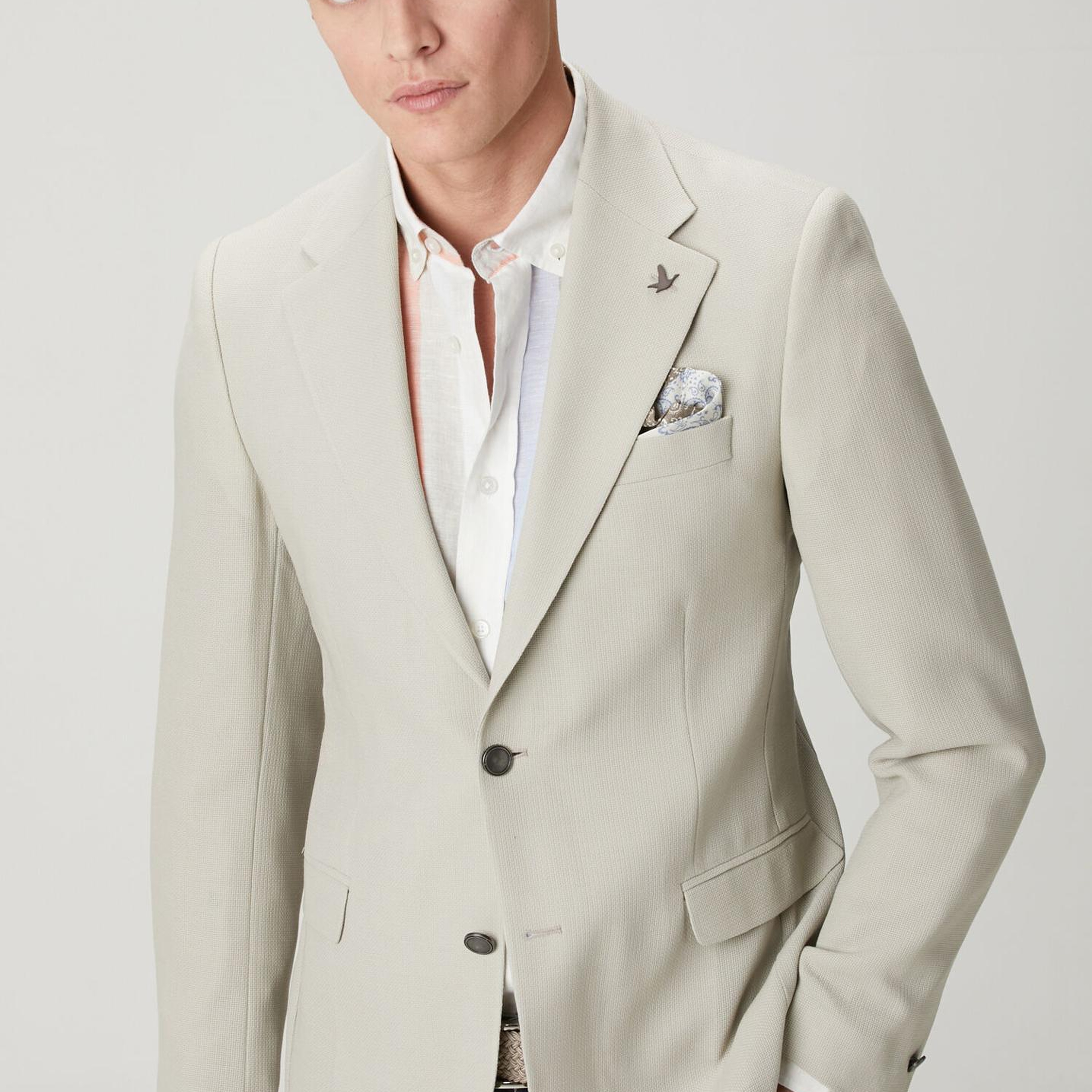 Beymen Club Erkek Taş İnce Yün Crepe Blazer Ceket