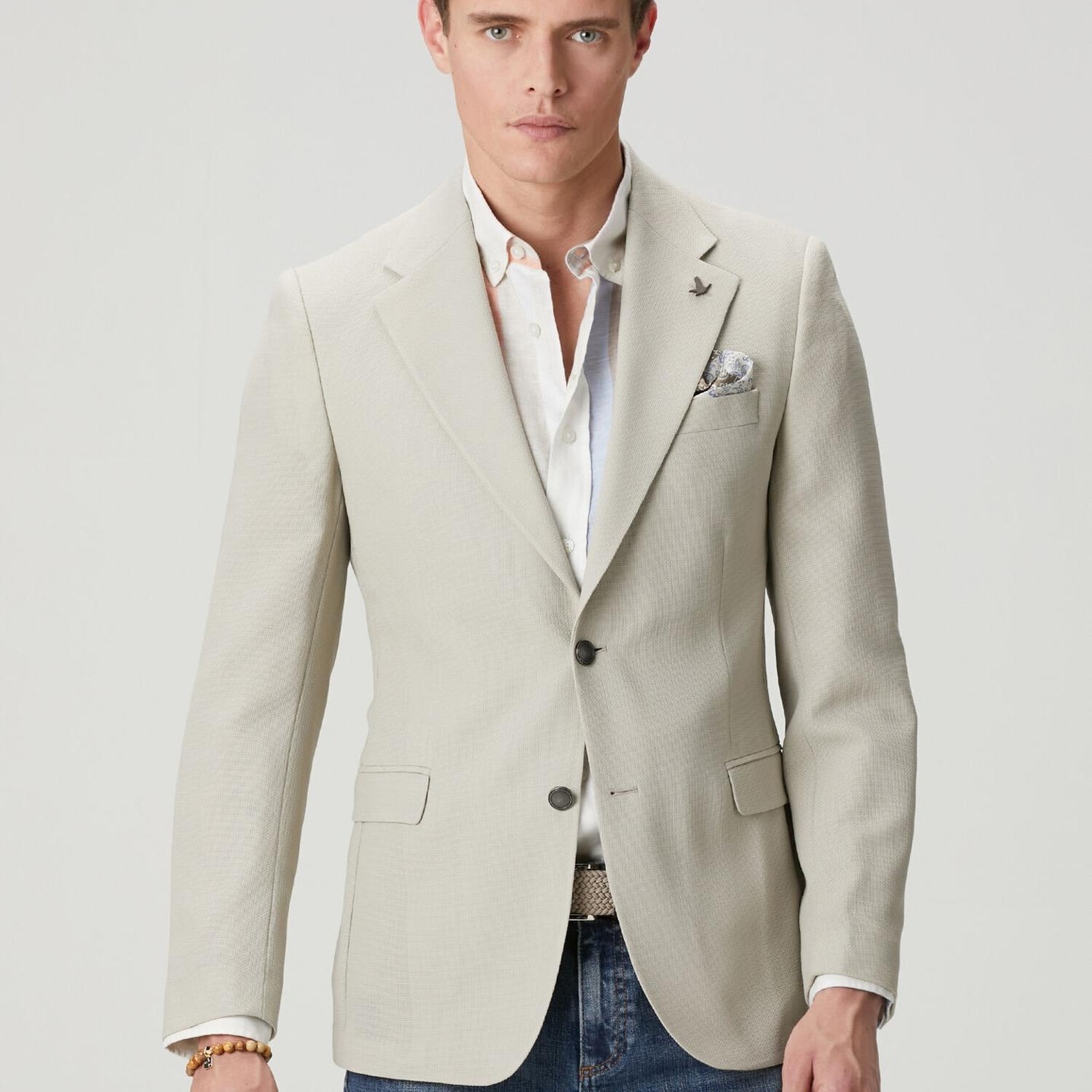 Beymen Club Erkek Taş İnce Yün Crepe Blazer Ceket