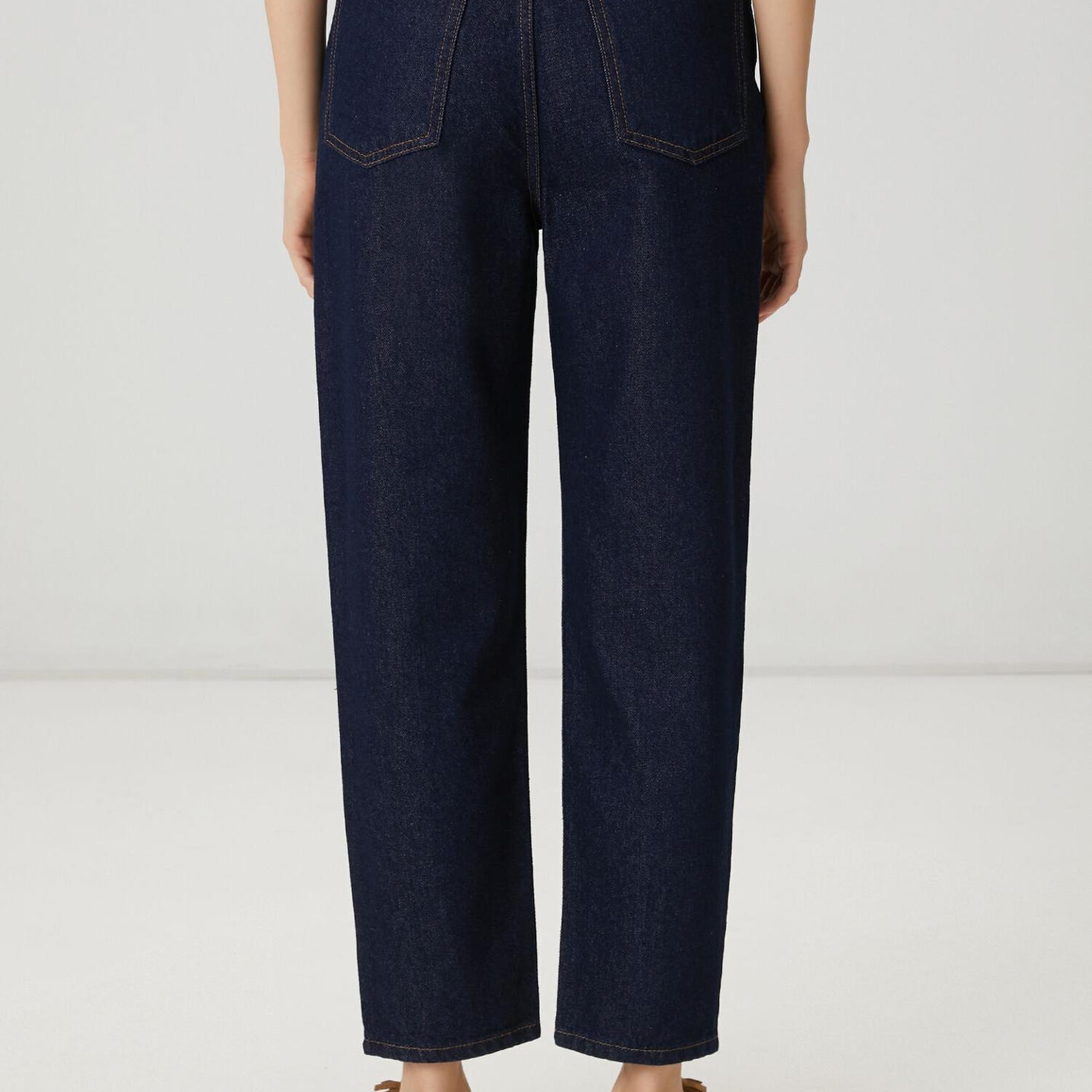 Beymen Club Kadın Mom Fit Indigo Jean Pantolon