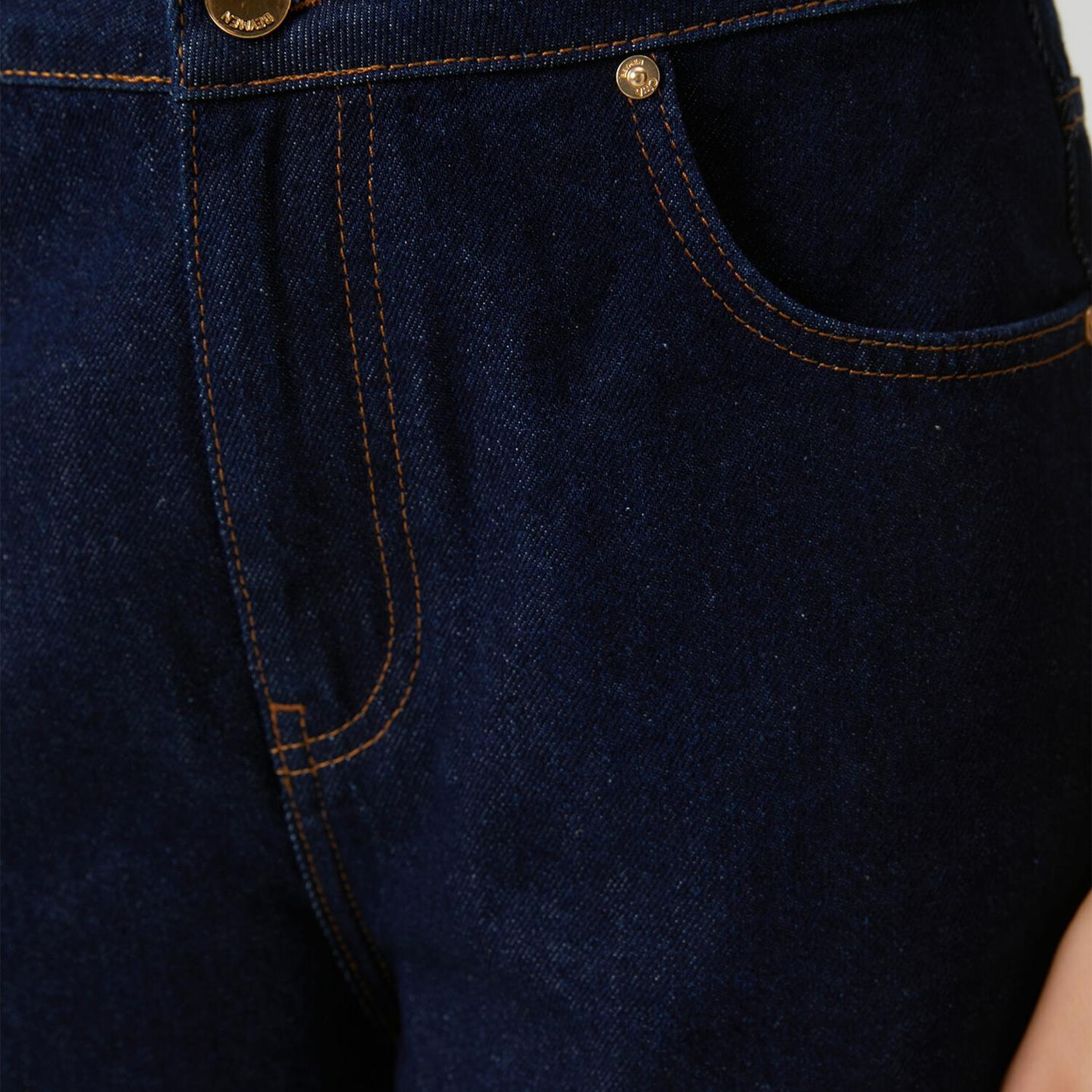 Beymen Club Kadın Mom Fit Indigo Jean Pantolon