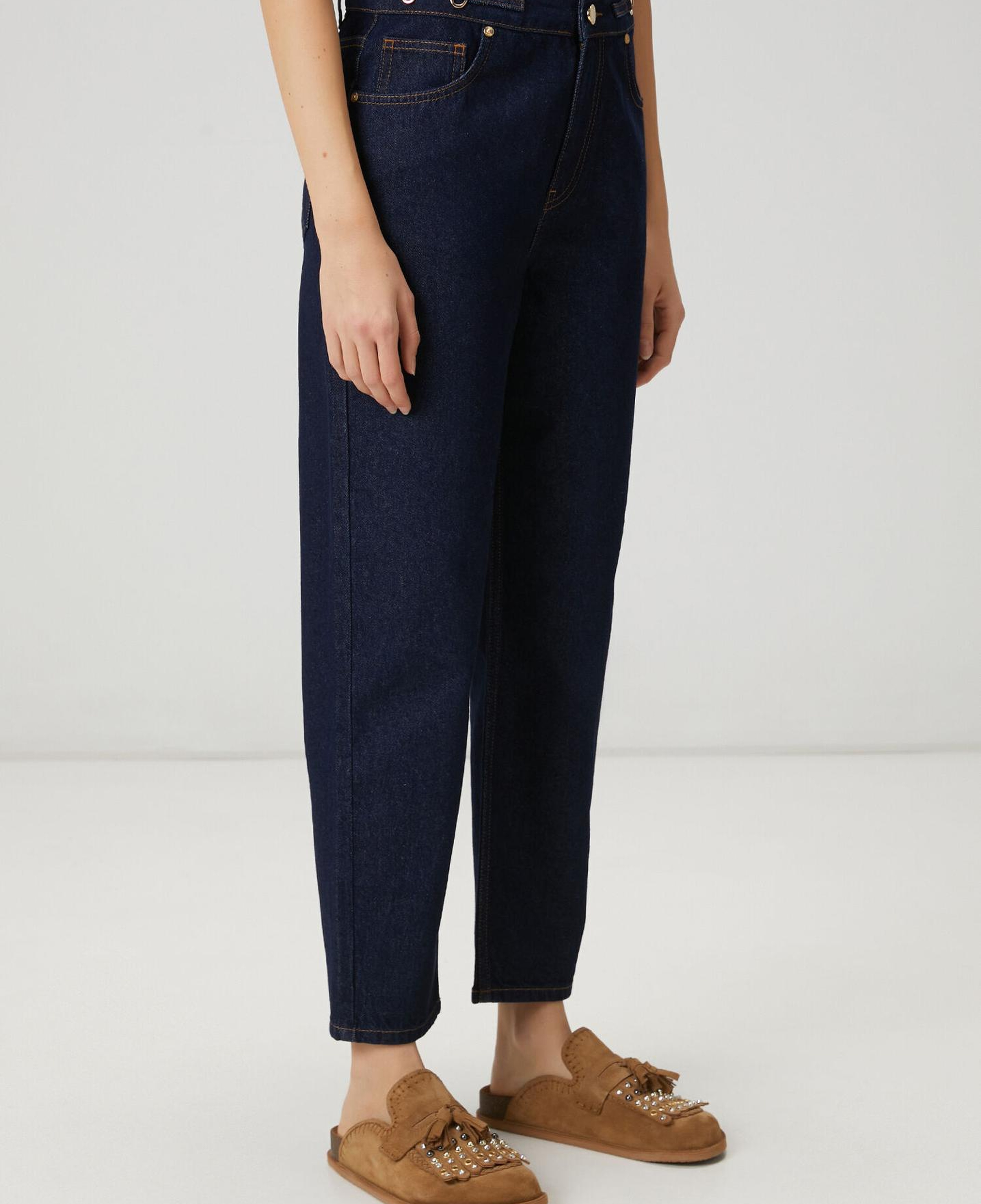 Beymen Club Kadın Mom Fit Indigo Jean Pantolon