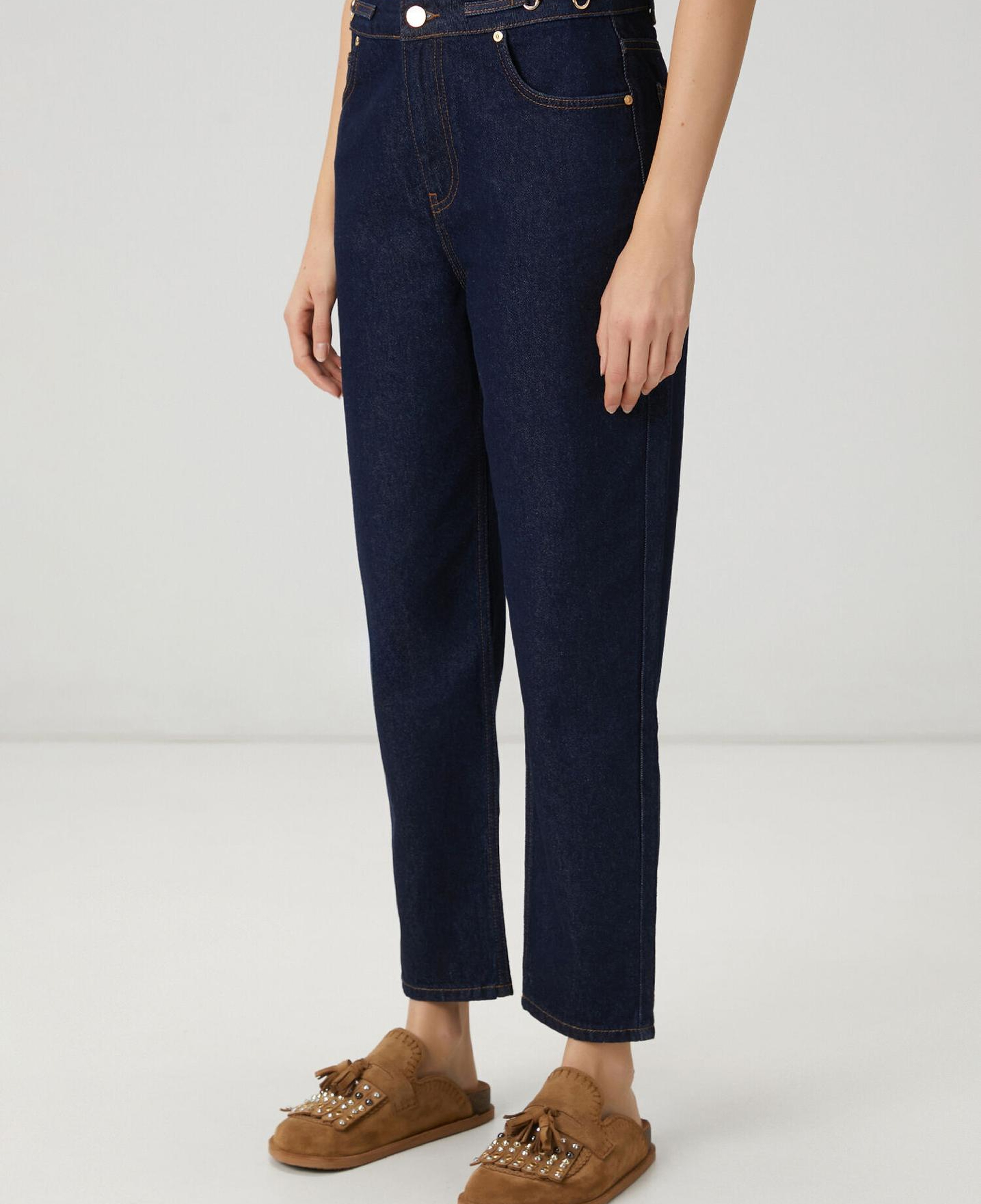 Beymen Club Kadın Mom Fit Indigo Jean Pantolon