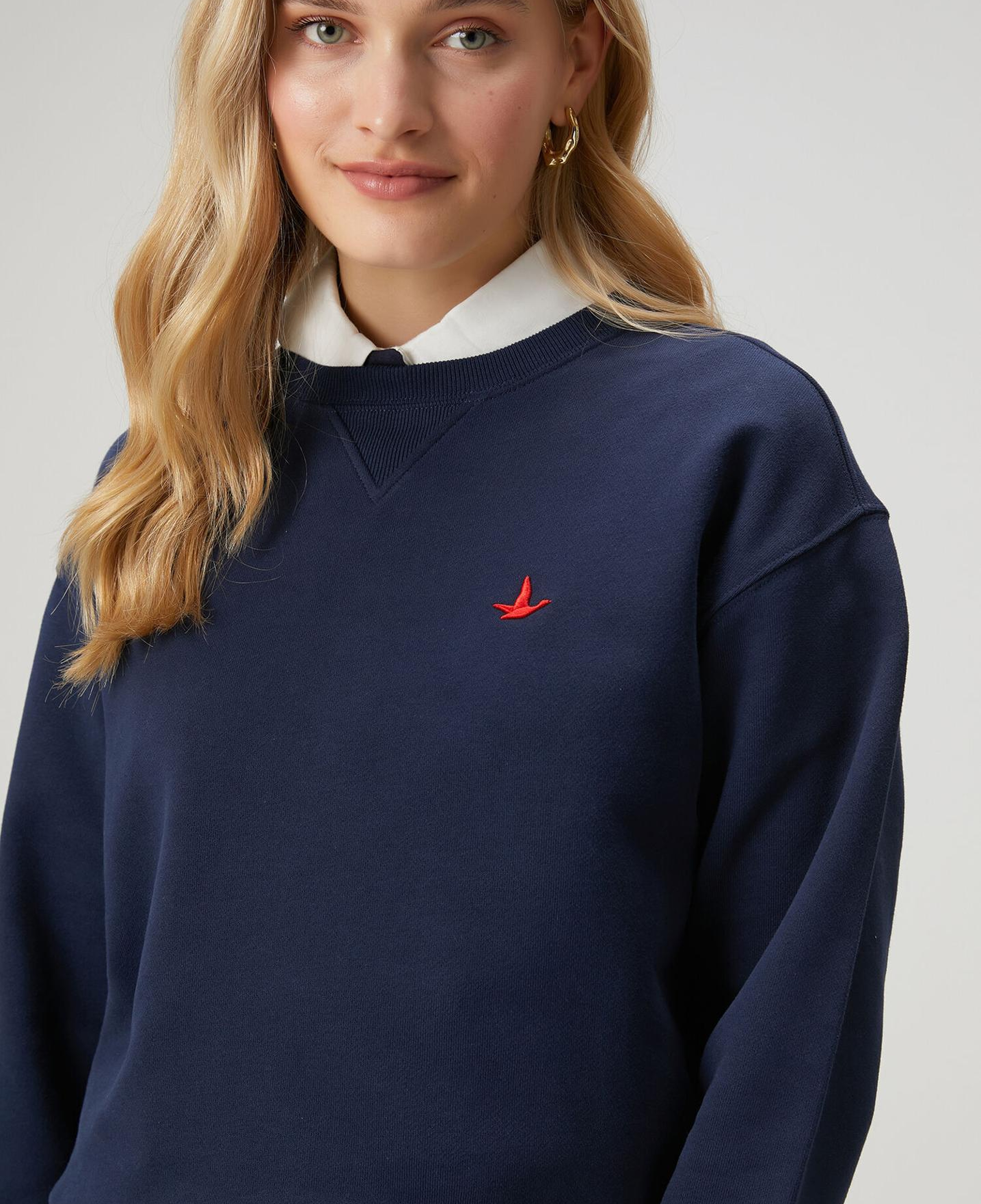 Beymen Club Kadın Lacivert Basic Sweatshirt