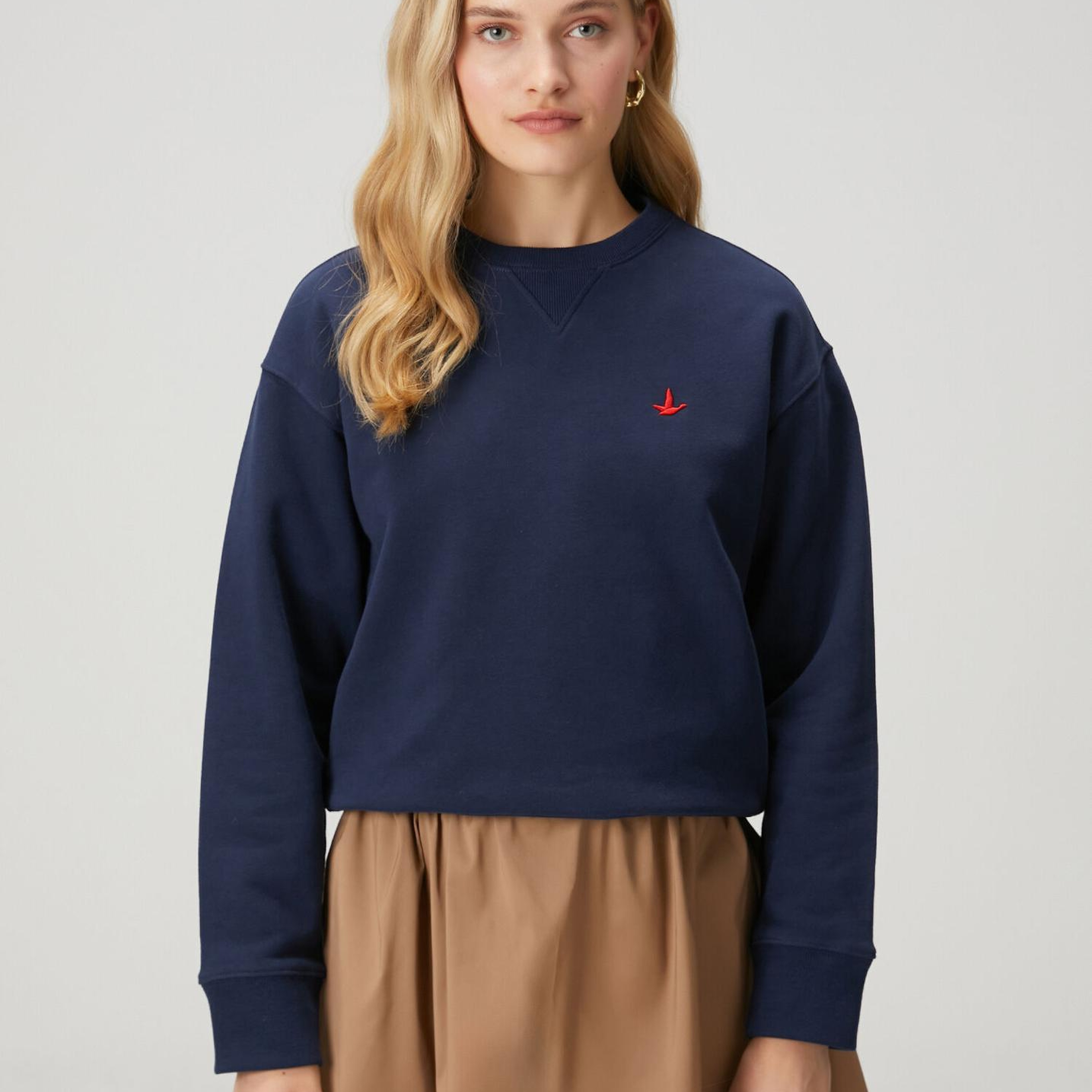 Beymen Club Kadın Lacivert Basic Sweatshirt
