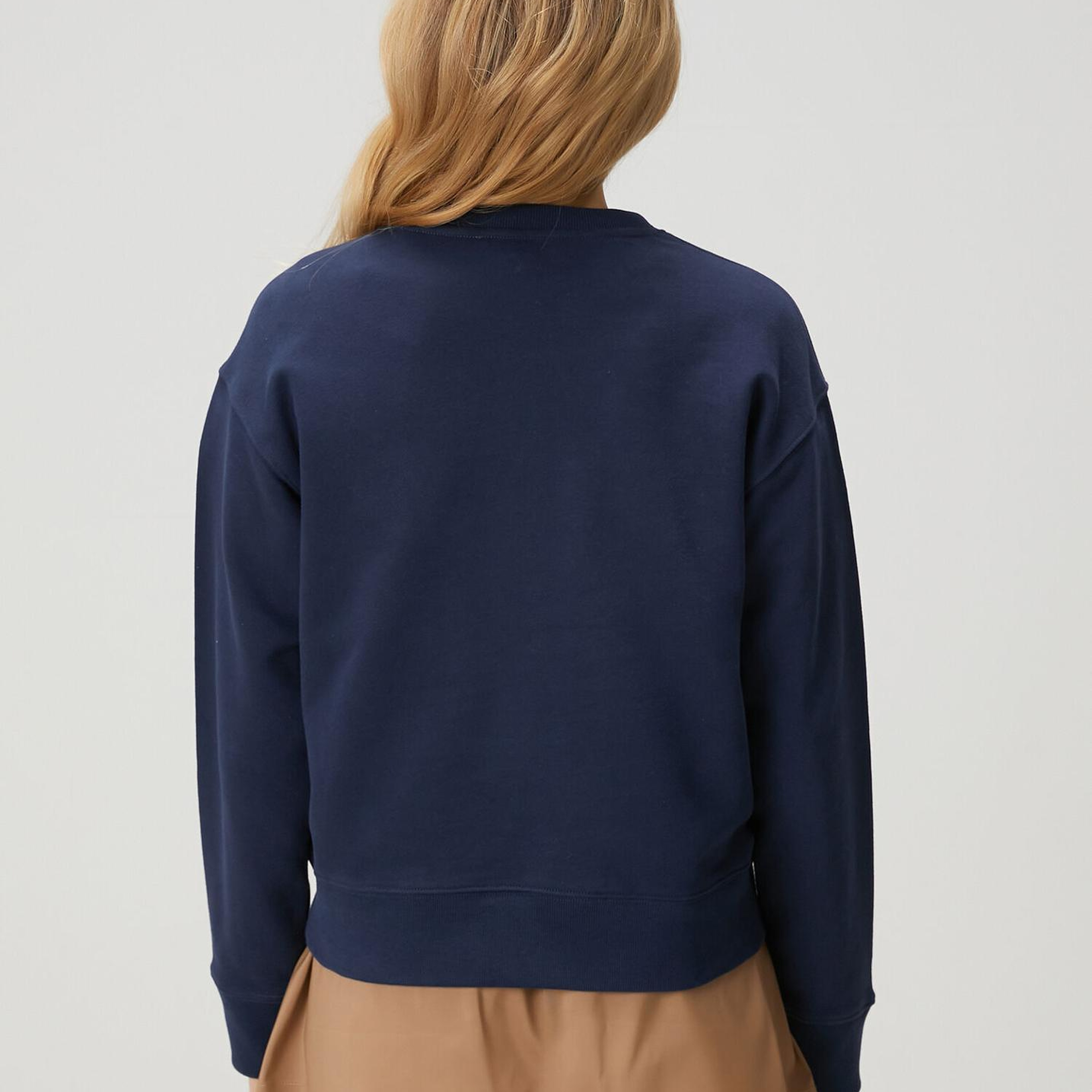 Beymen Club Kadın Lacivert Basic Sweatshirt