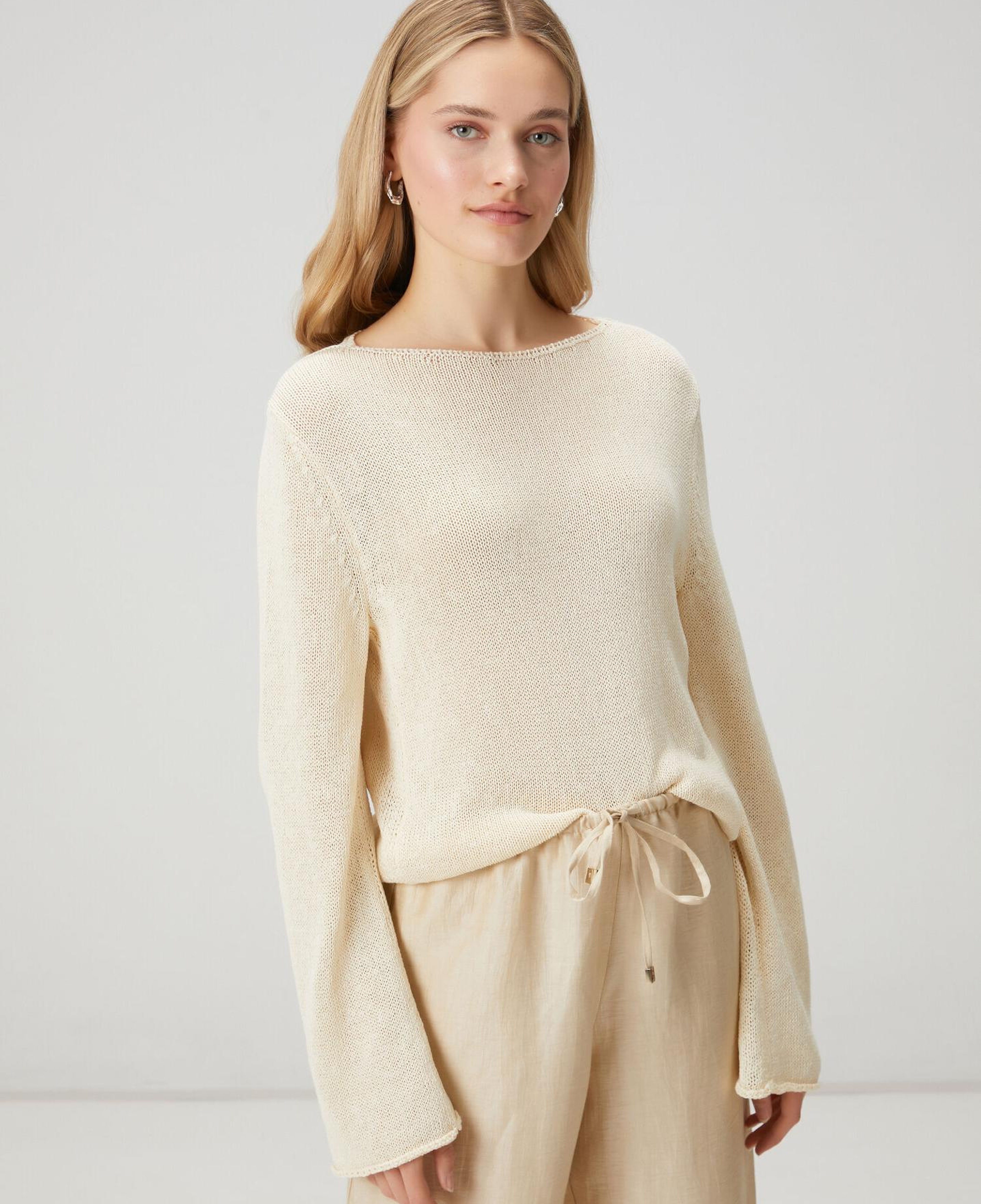 Beymen Club Kadın Açık Bej Transparan Kazak