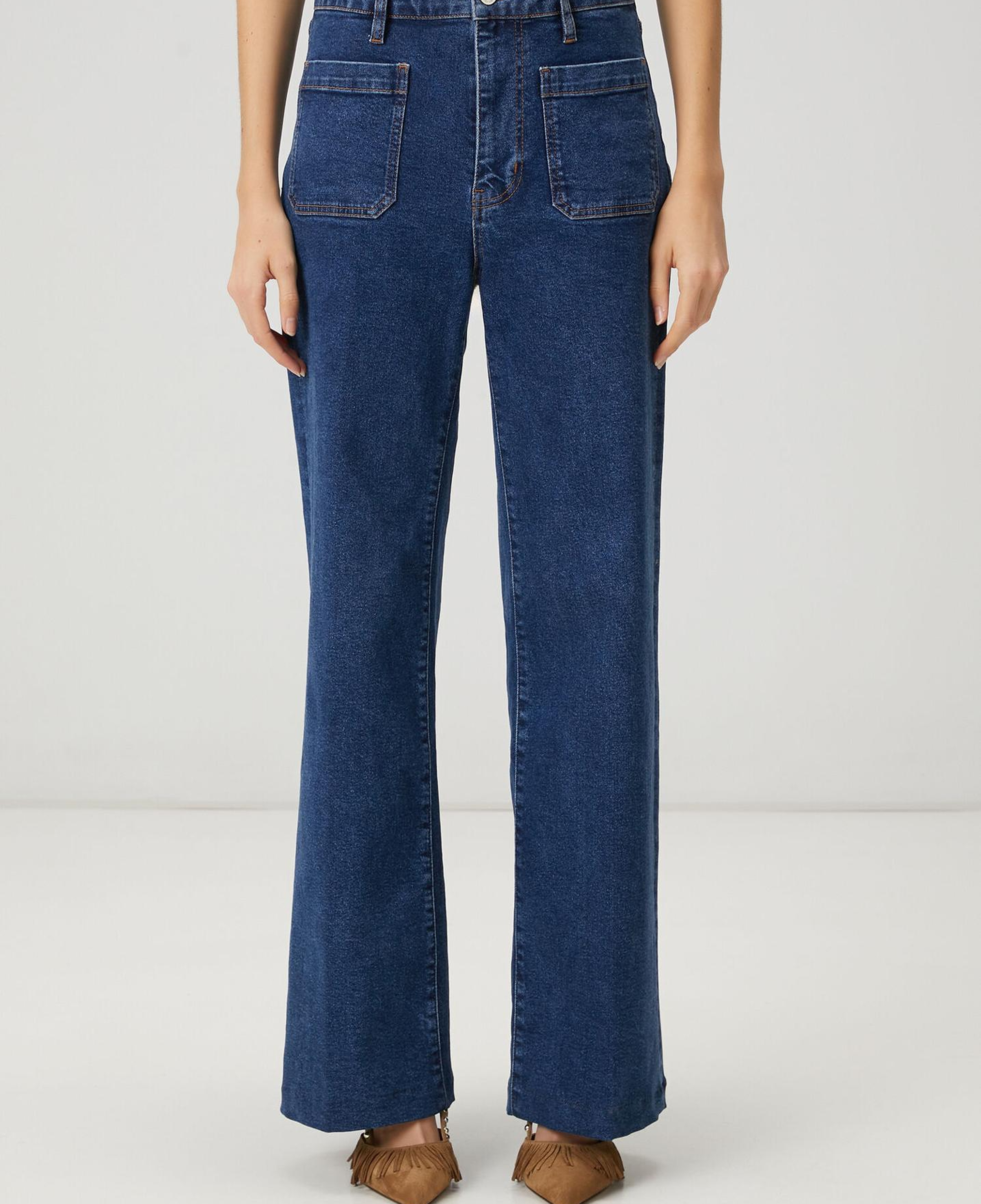 Beymen Club Kadın Indigo Flared Jean Pantolon