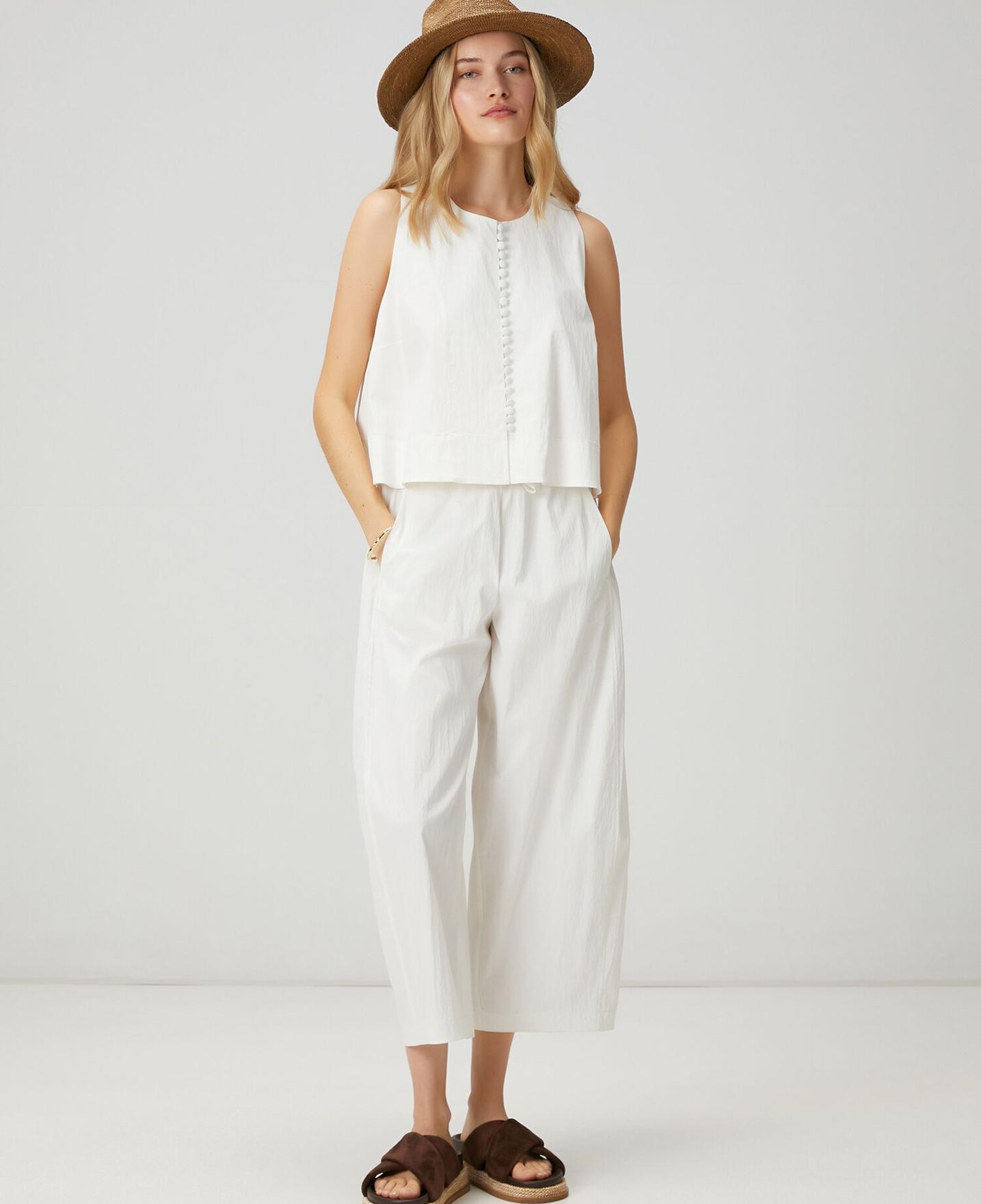 Beymen Club Kadın Kırık Beyaz Süs Düğmeli Gömlek