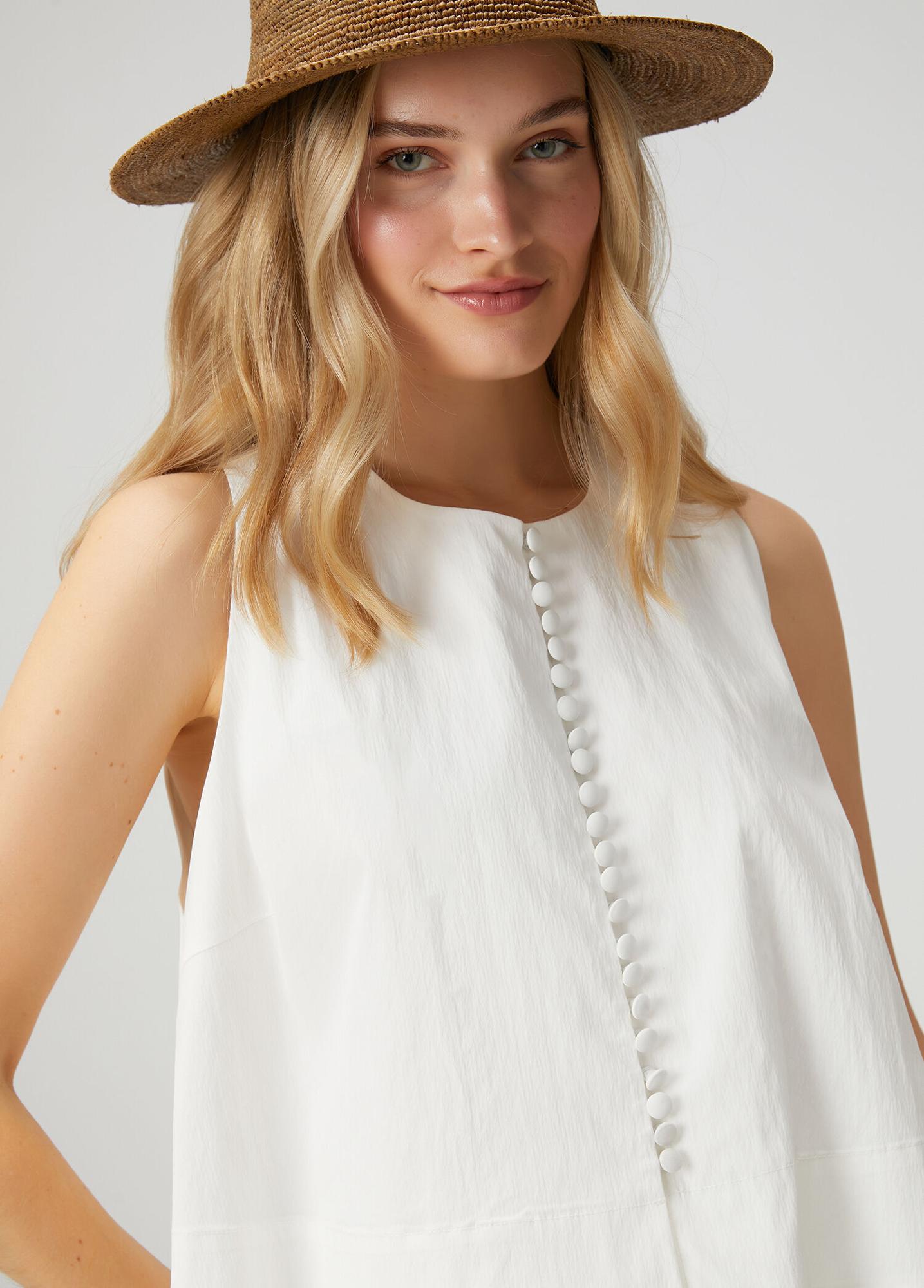 Beymen Club Kadın Kırık Beyaz Süs Düğmeli Gömlek