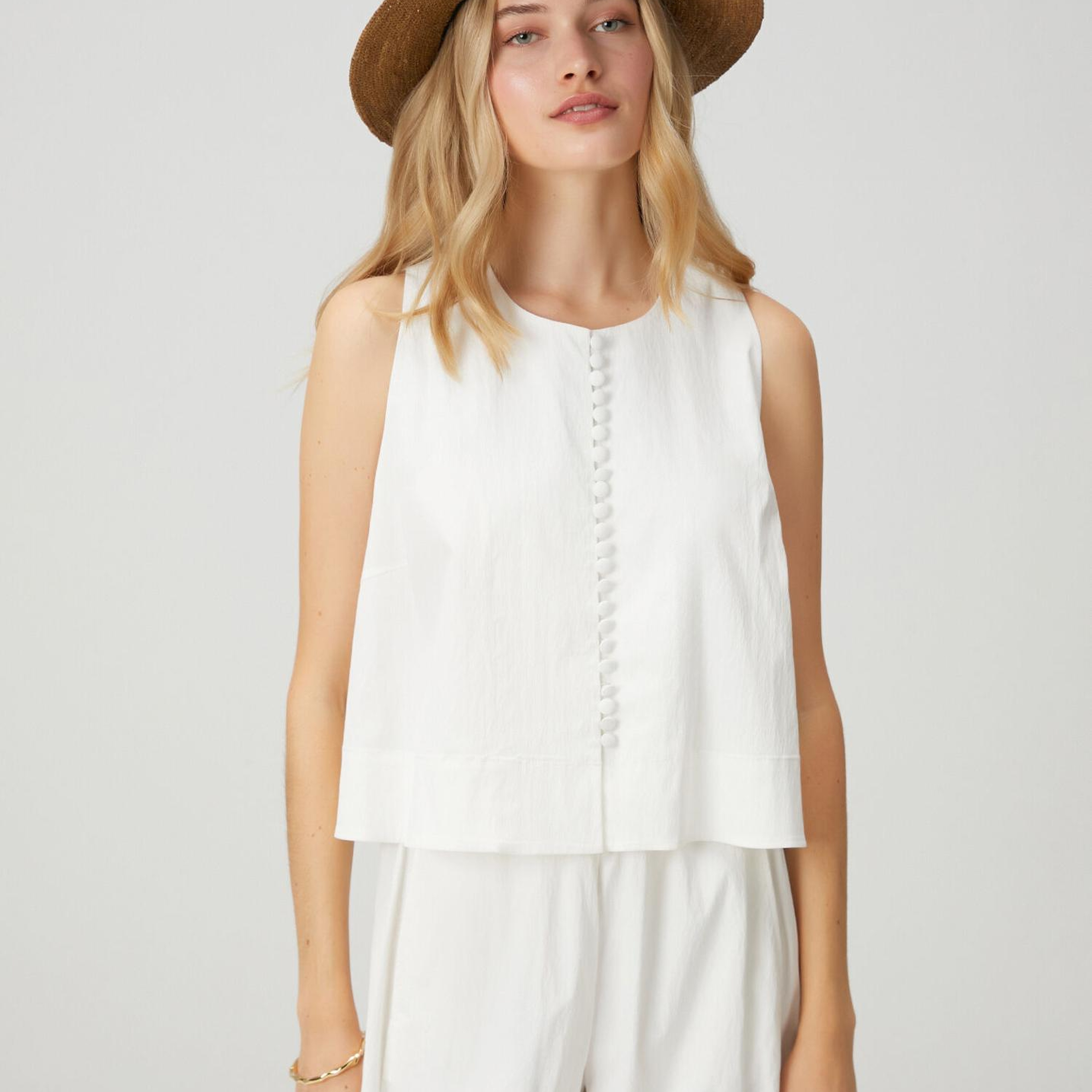 Beymen Club Kadın Kırık Beyaz Süs Düğmeli Gömlek